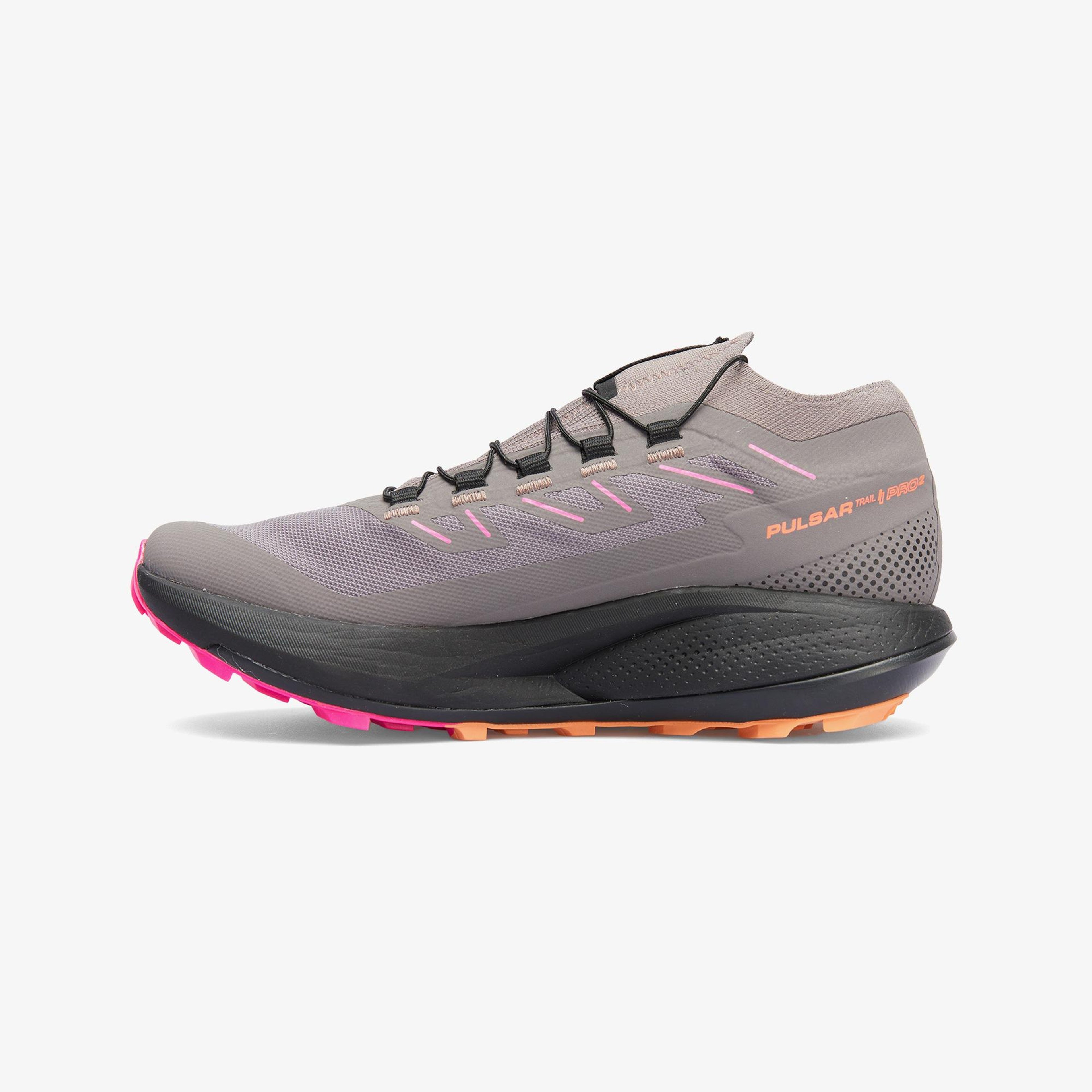 Salomon Pulsar Trail Kadın Gri Koşu Ayakkabısı