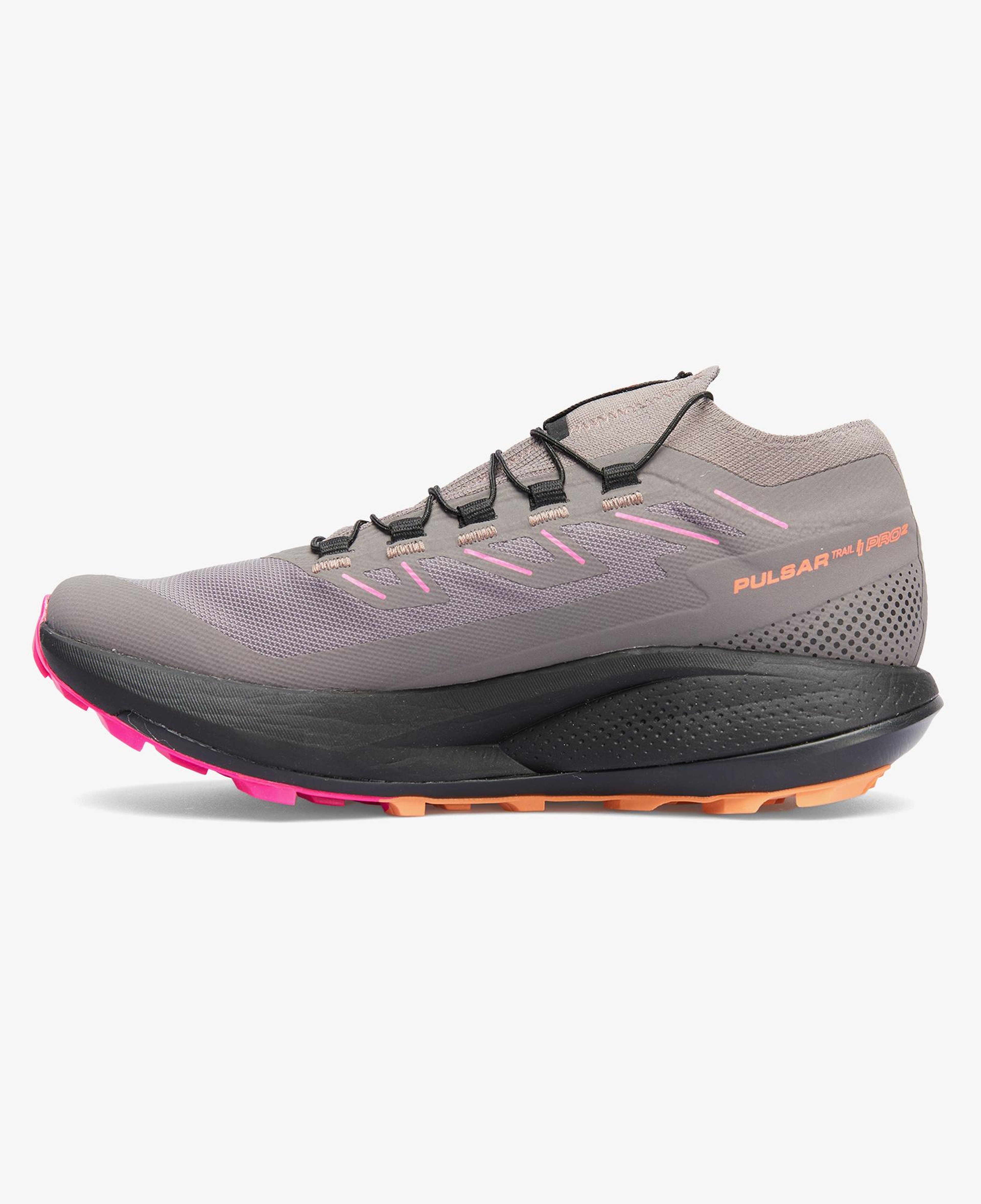 Salomon Pulsar Trail Kadın Gri Koşu Ayakkabısı