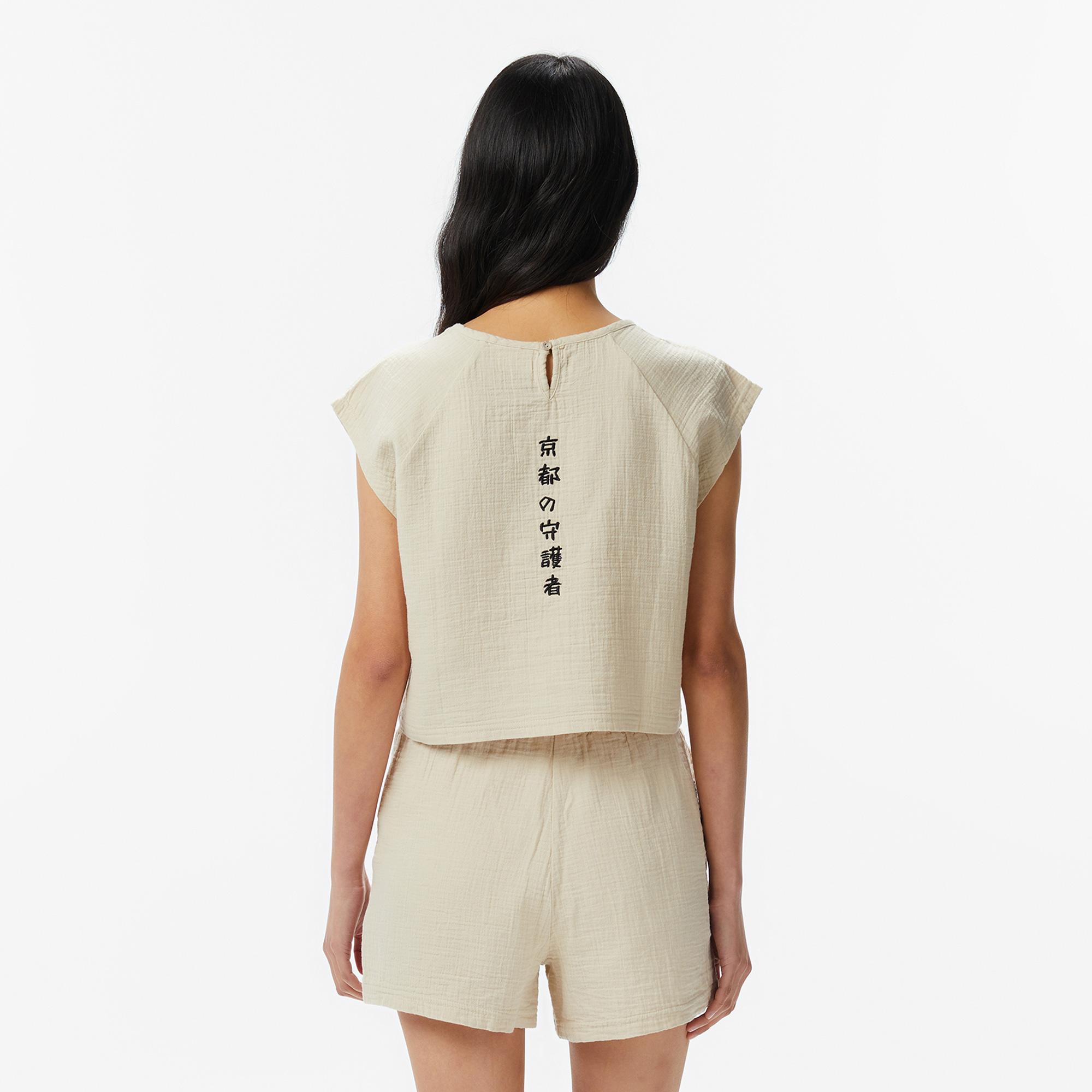 UNITED4 Regular Fit Kadın Krem Atlet