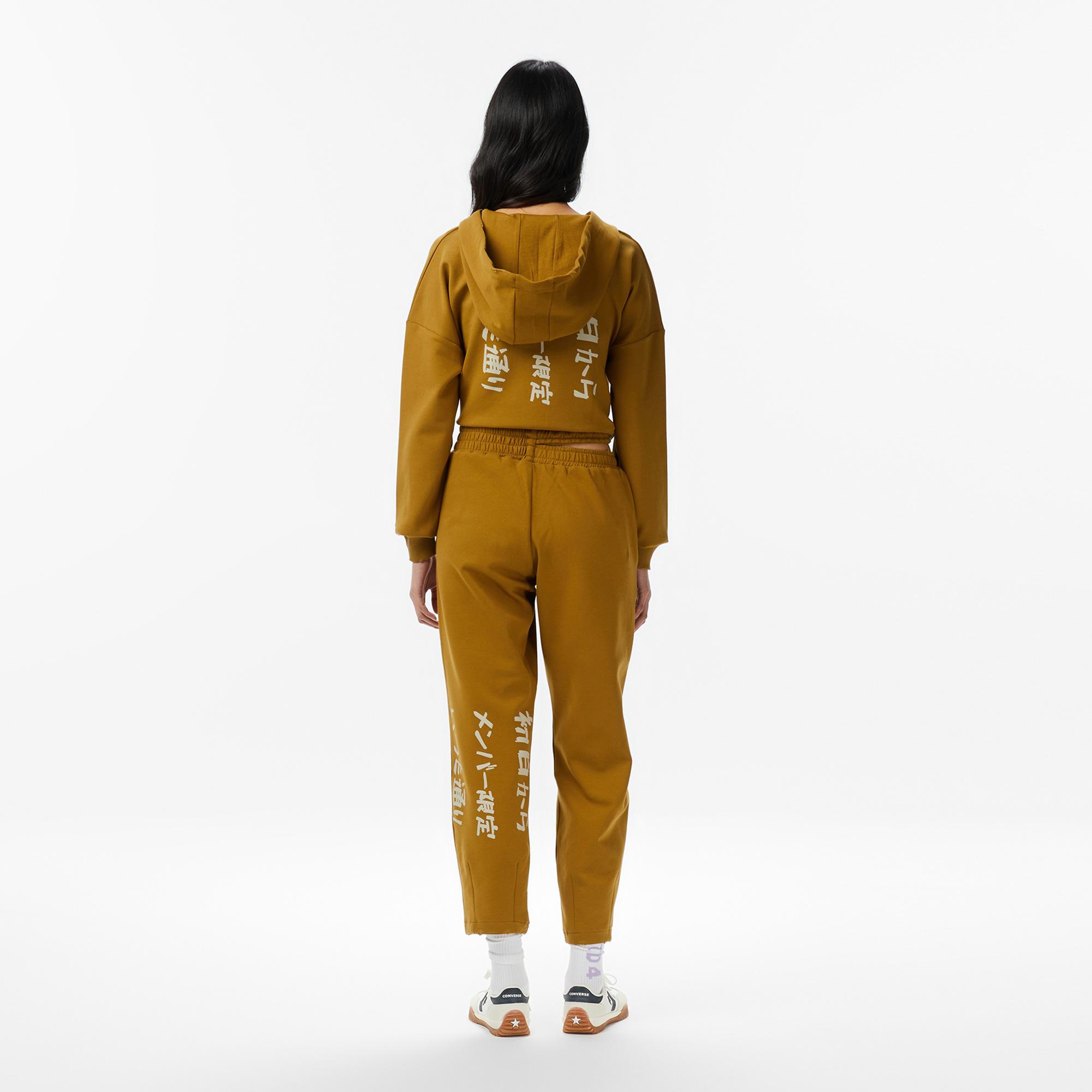 UNITED4 Regular Fit Kadın Kahverengi Pantolon