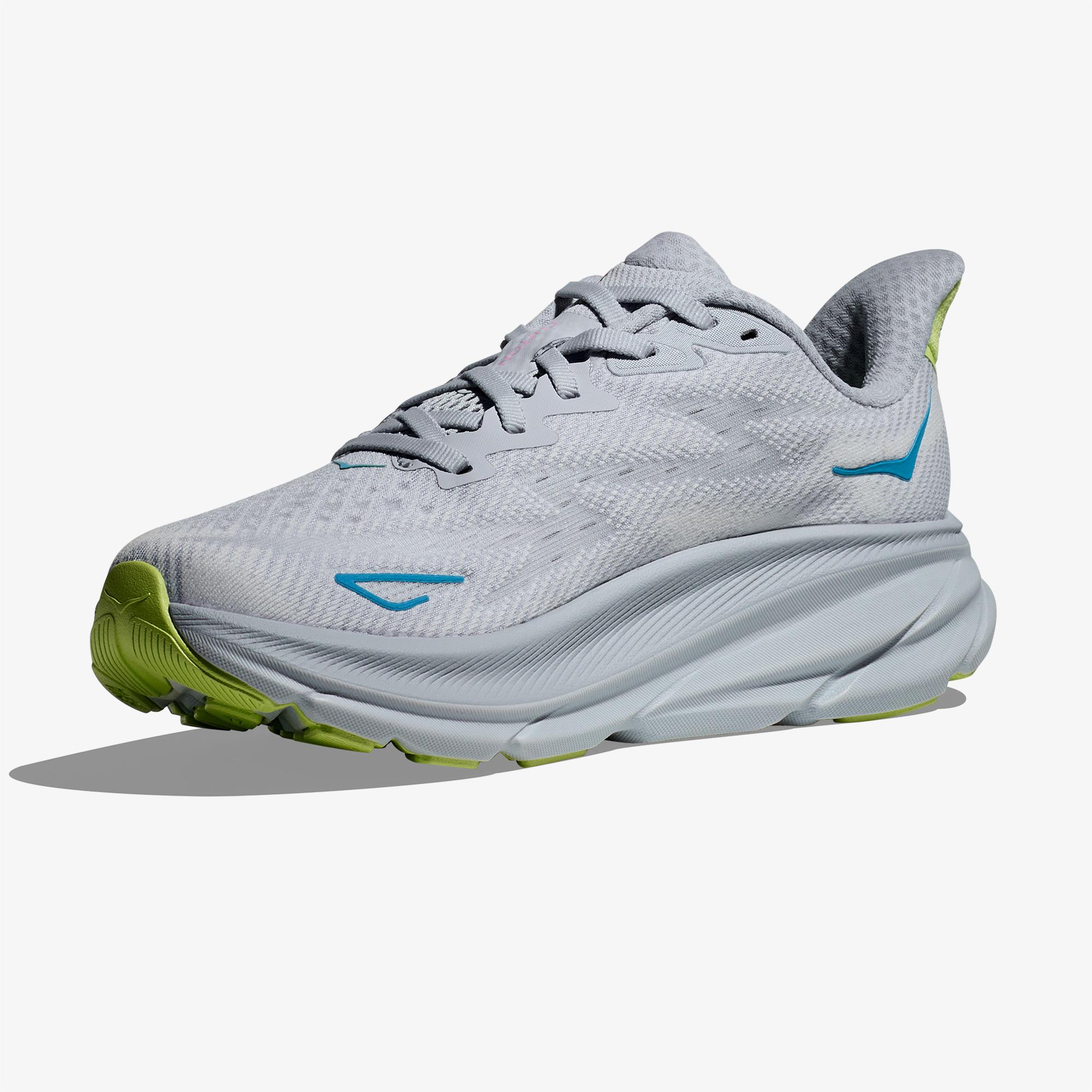 Hoka Clifton 9 Kadın Gri Koşu Ayakkabısı