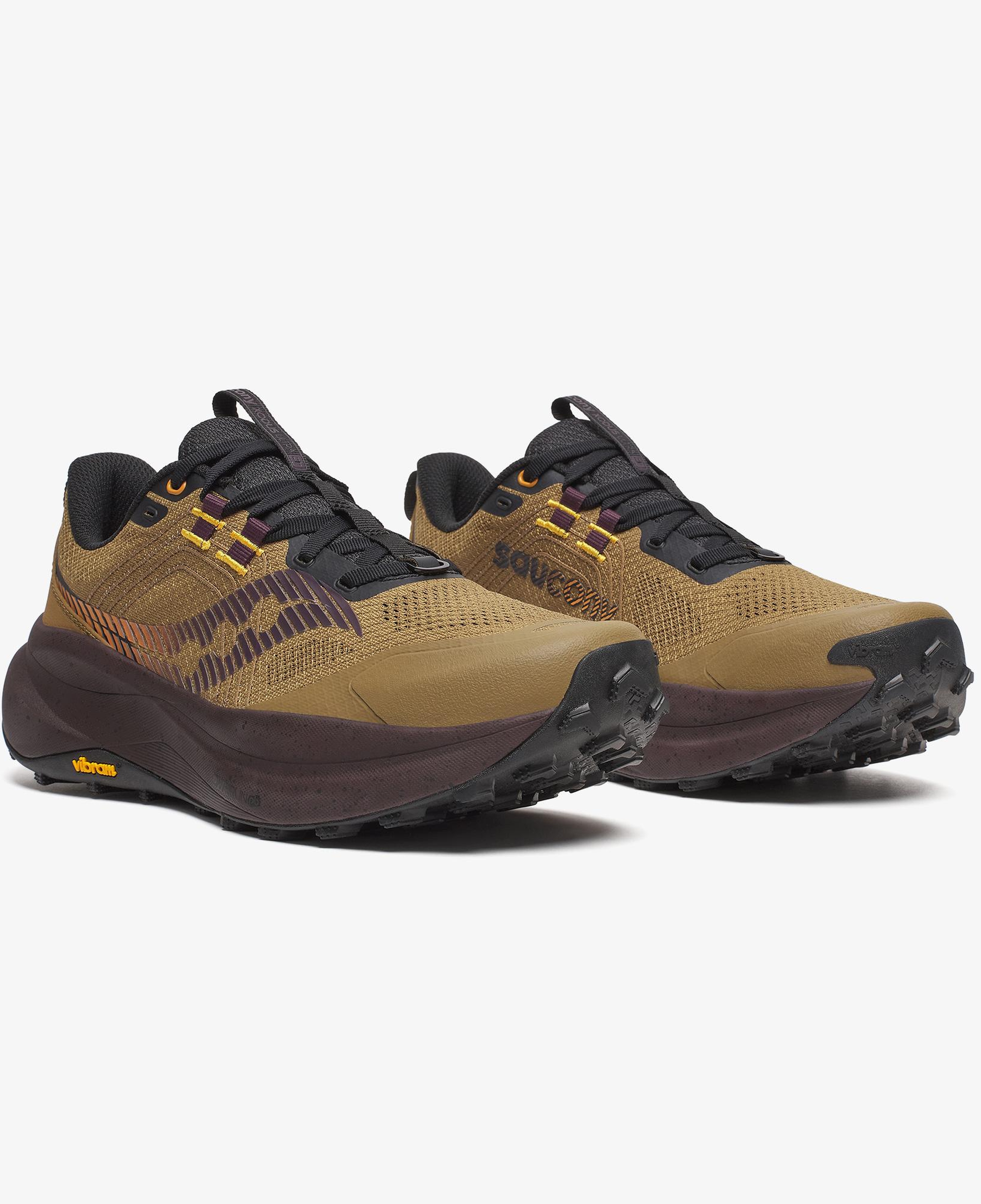 Saucony Xodus Ultra 4 Erkek Kahverengi Koşu Ayakkabısı