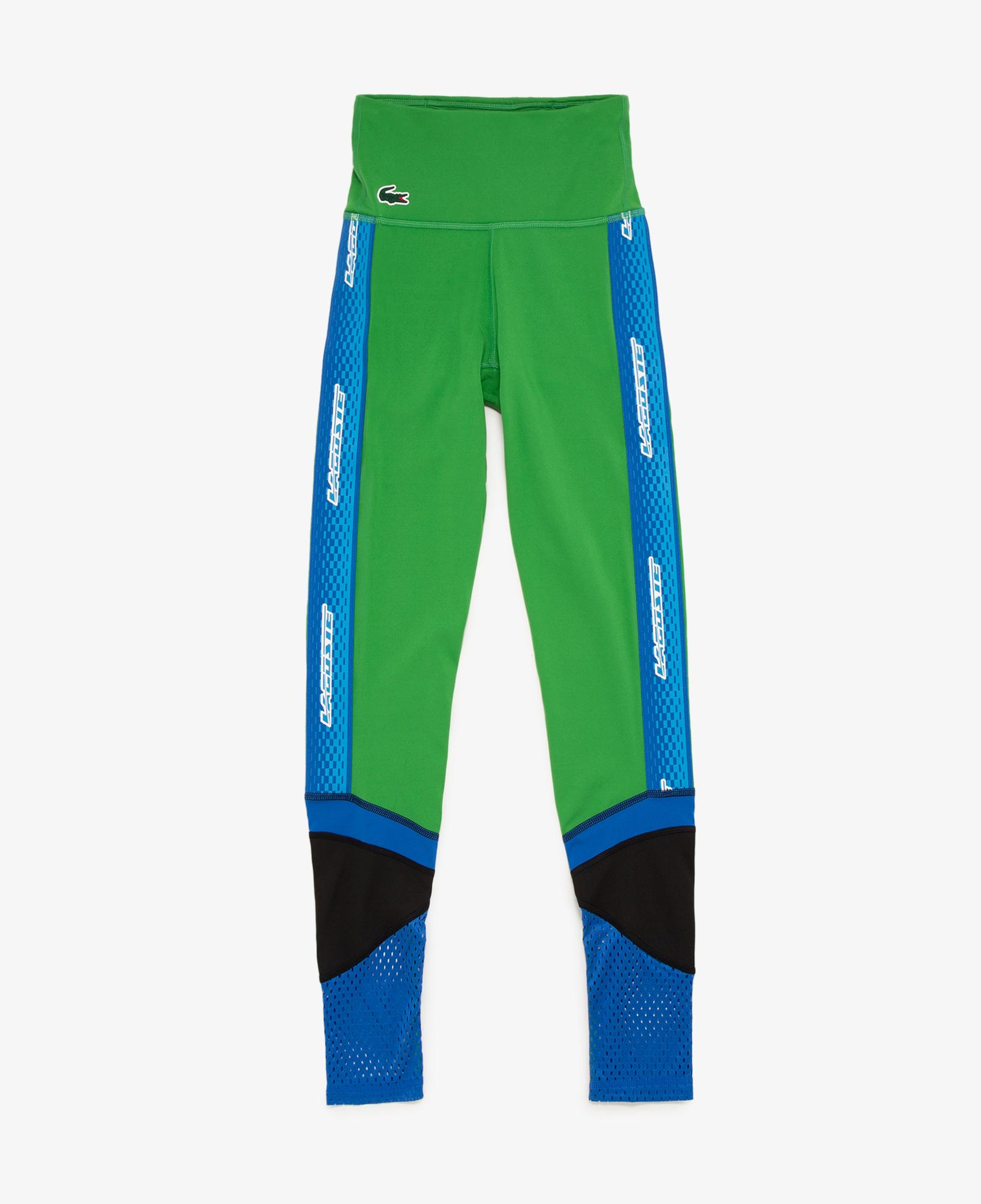 Active Kadın Slim Fit Baskılı Yeşil Tayt