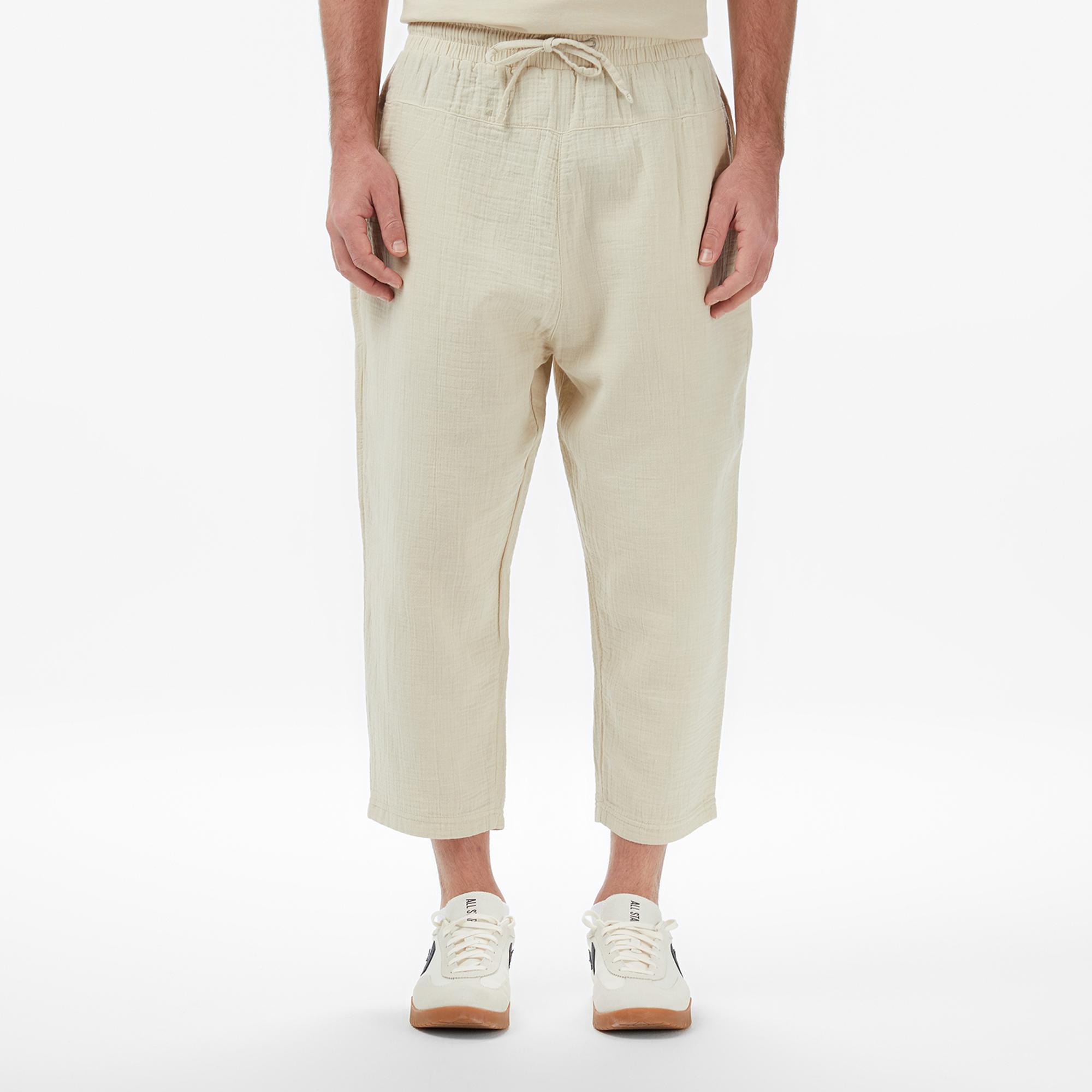 UNITED4 Regular Fit Erkek Krem Şort