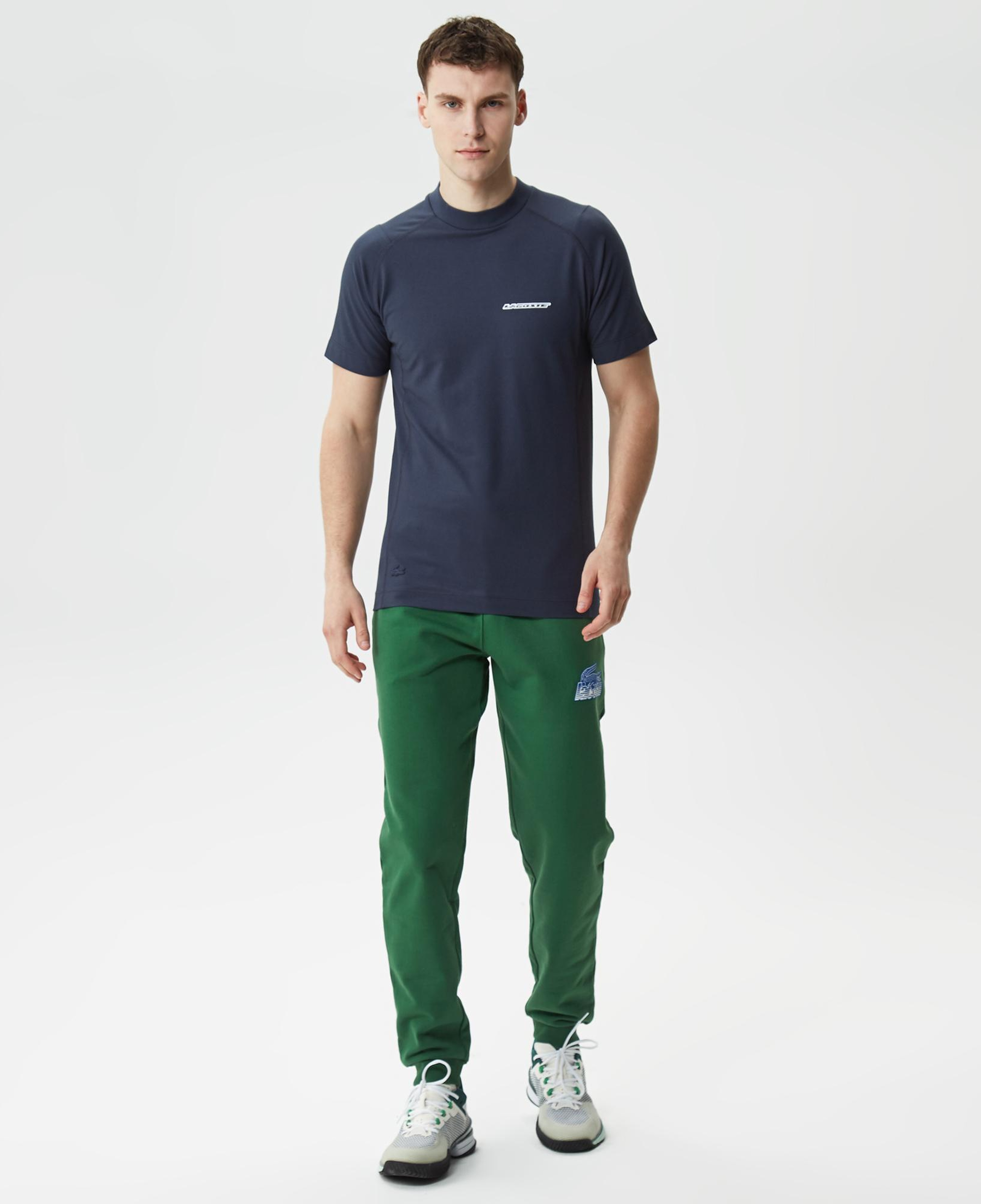Erkek Slim Fit Bisiklet Yaka Oragnik Pamuk Lacivert T-Shirt