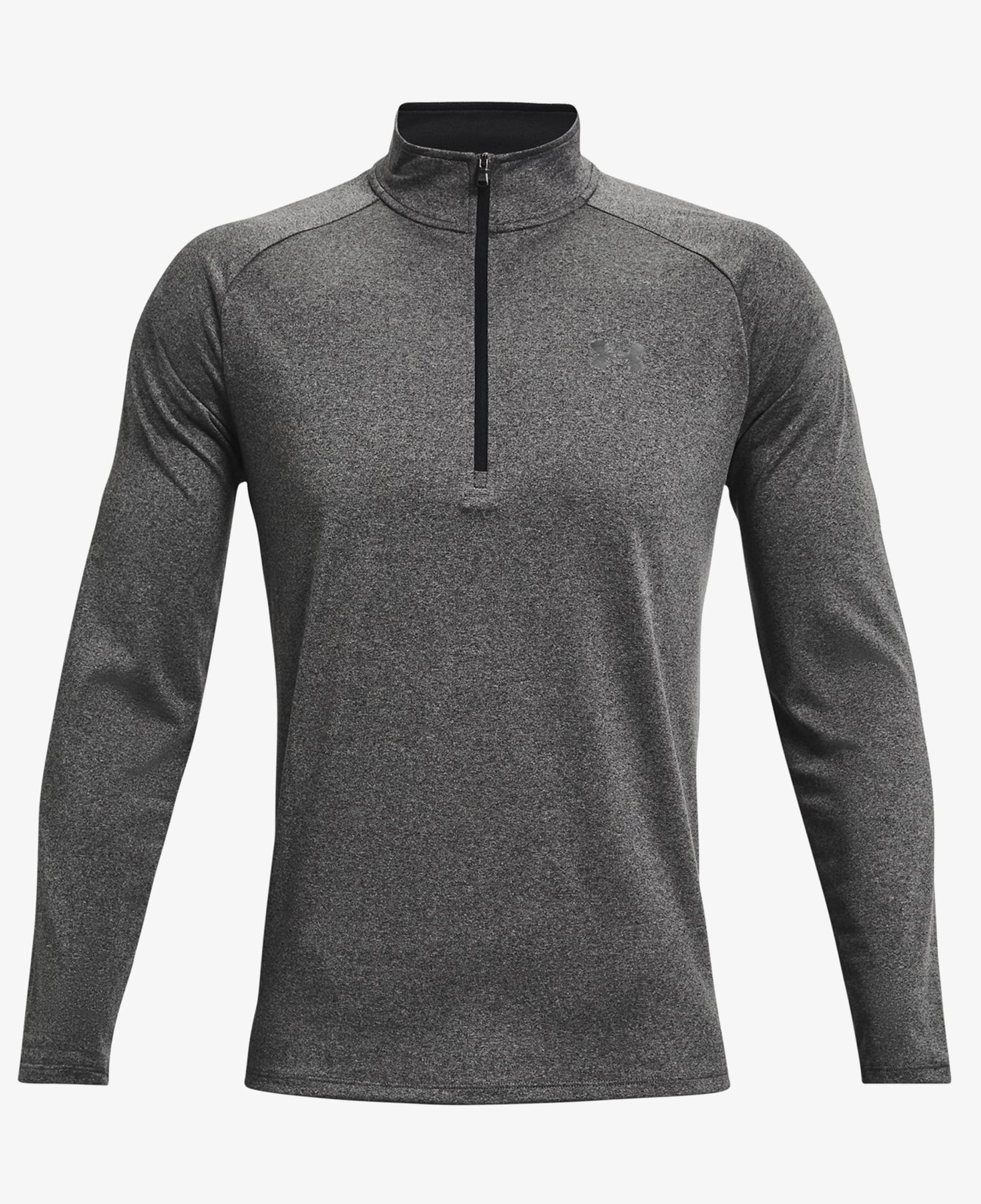 Under Armour Tech 1/2 Fermuarlı Erkek Gri Uzun Kollu T-Shirt