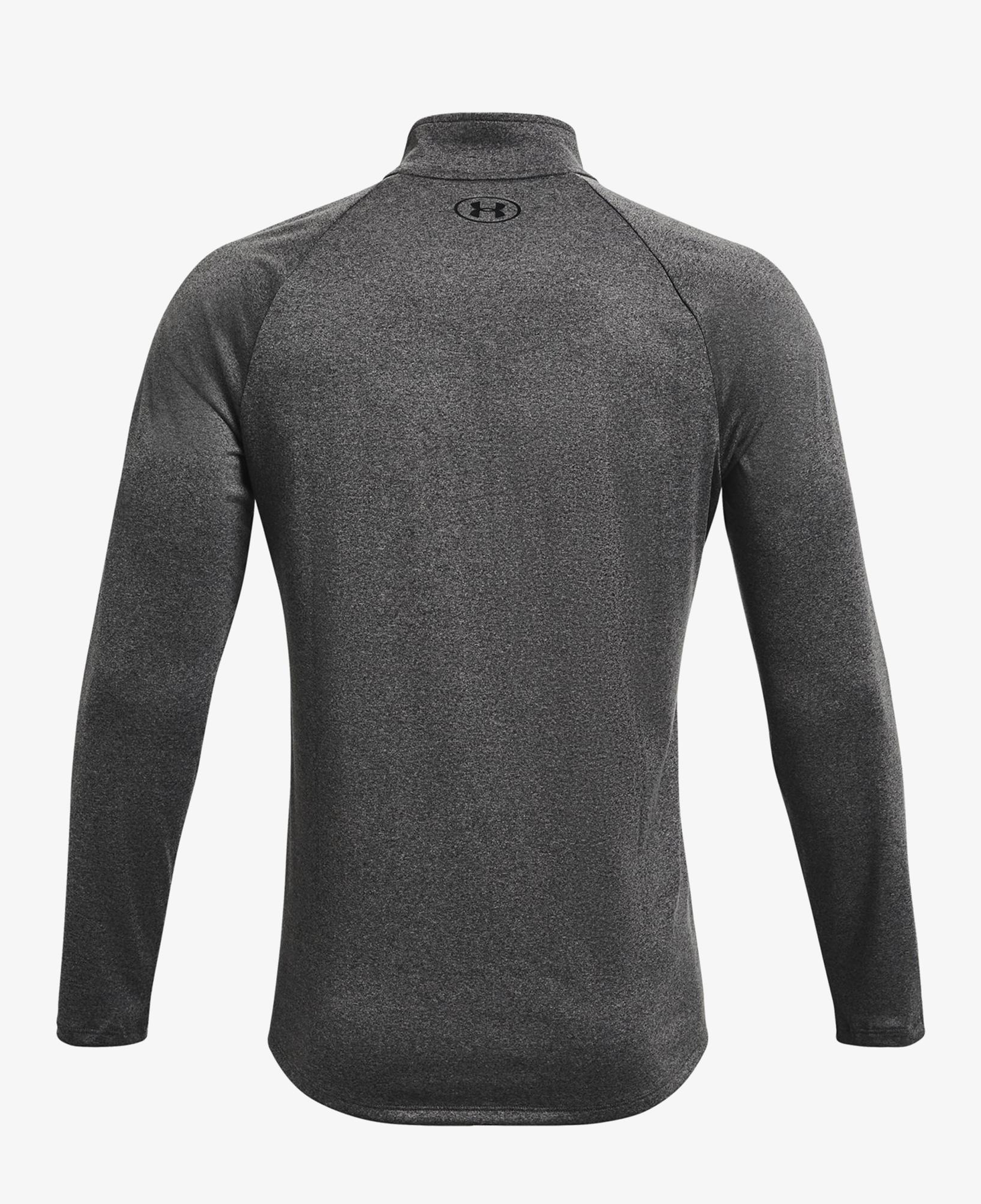Under Armour Tech 1/2 Fermuarlı Erkek Gri Uzun Kollu T-Shirt