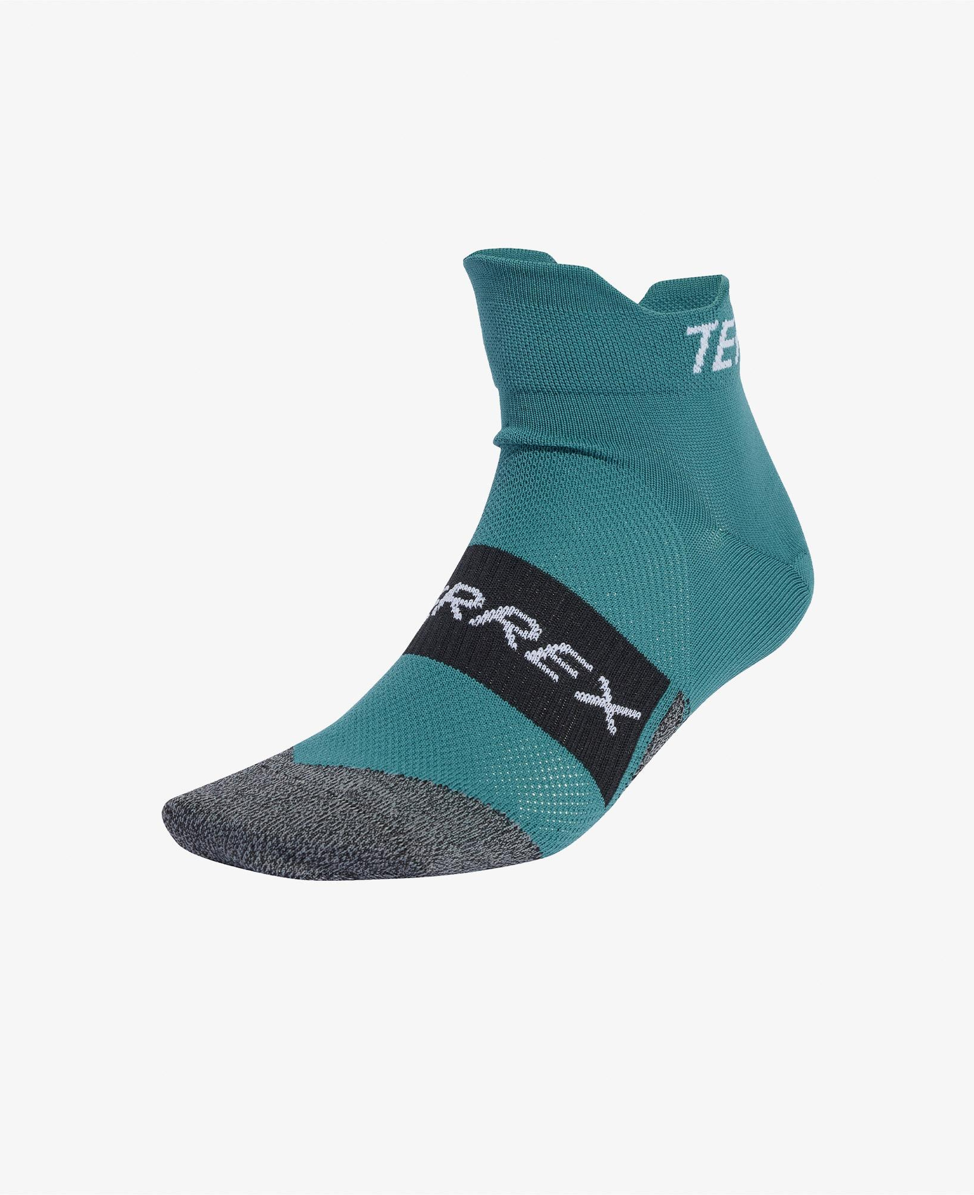 adidas Terrex Heat.Rdy Trail Running Speed Bilek Boy Unisex Yeşil Koşu Çorabı