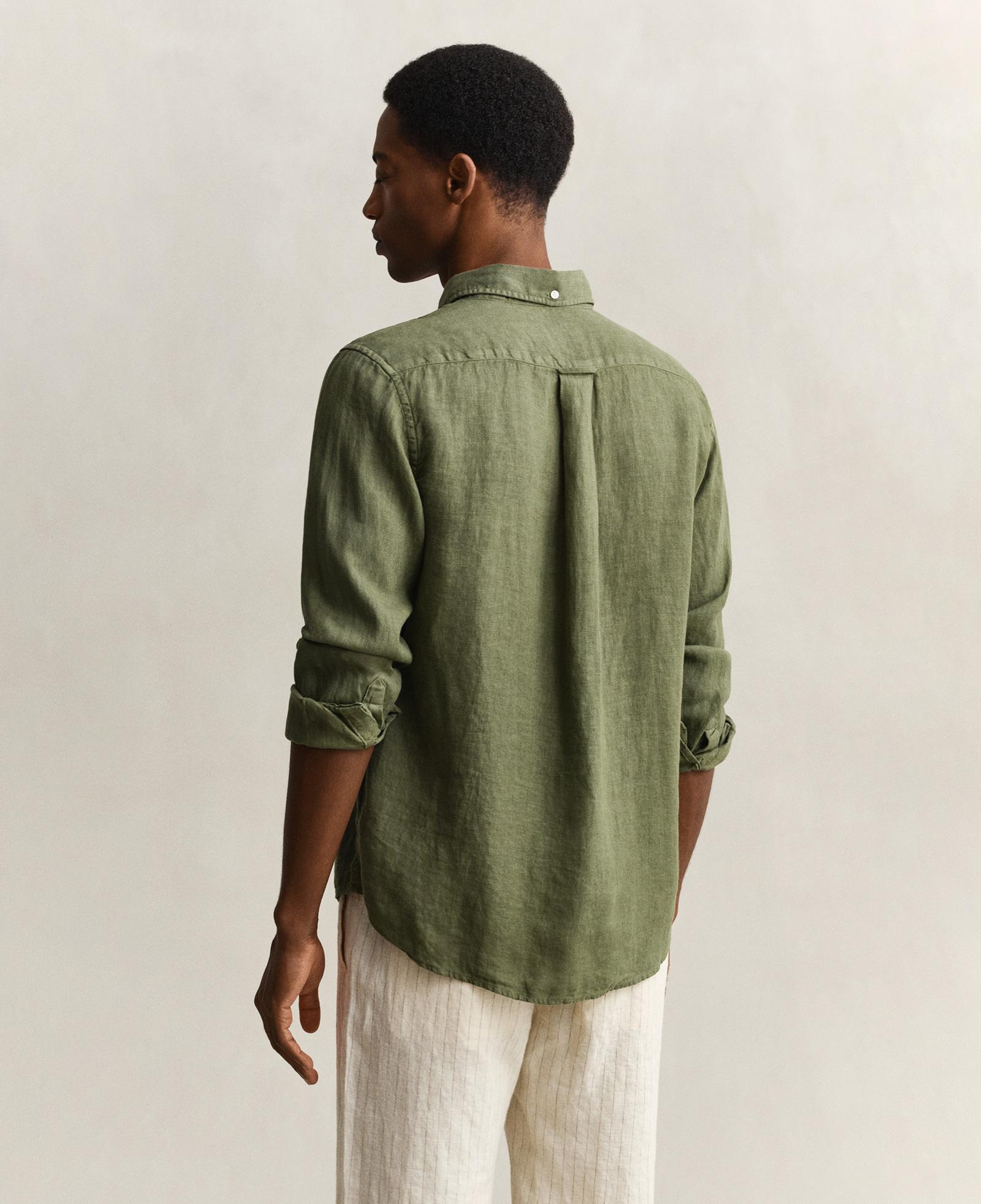 GANT Erkek Yeşil Regular Fit Gömlek