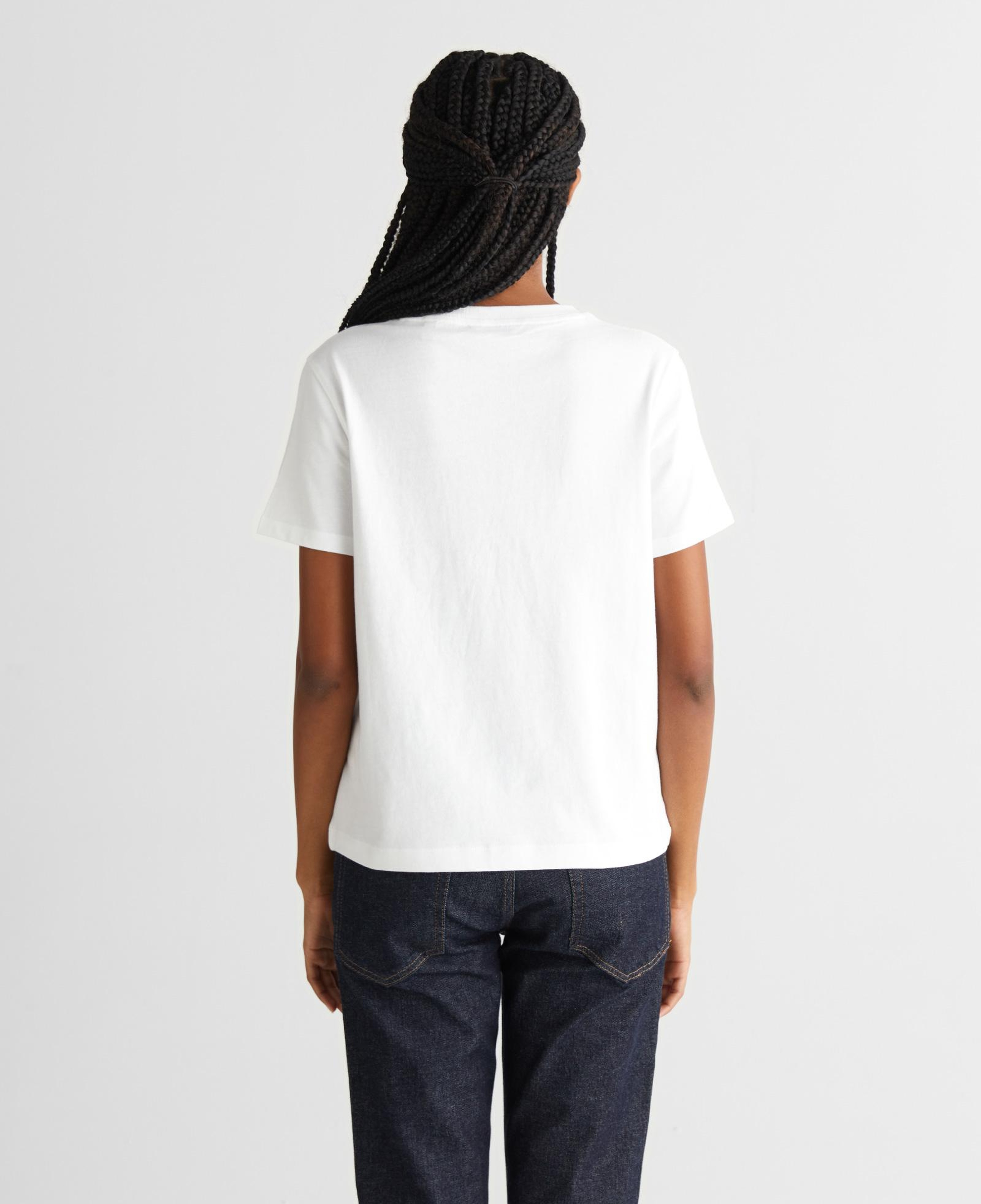 GANT Kadın Beyaz Regular Fit Bisiklet Yaka T-Shirt