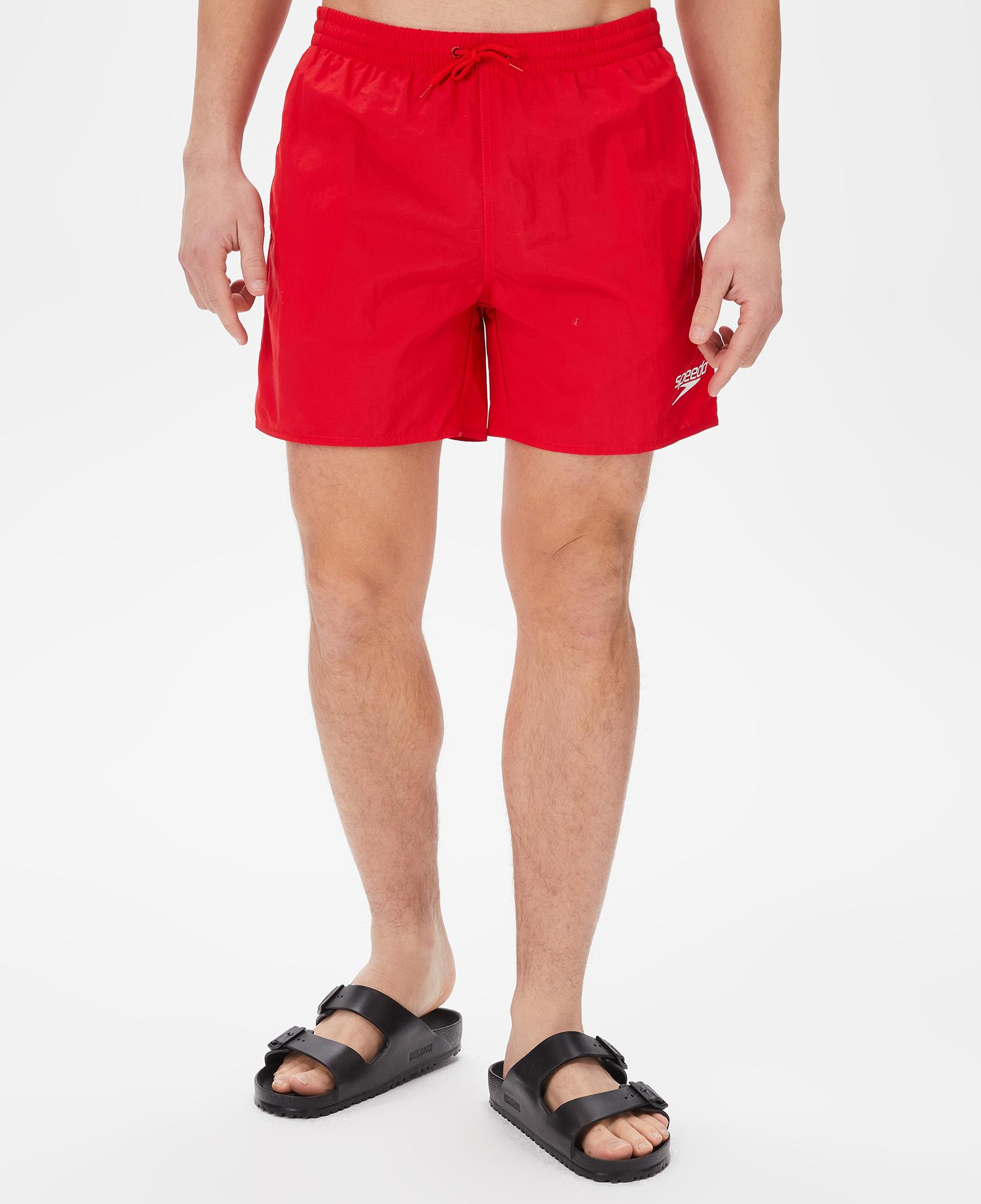 Speedo Essentials 16 Watershort Erkek Kırmızı Deniz Şortu