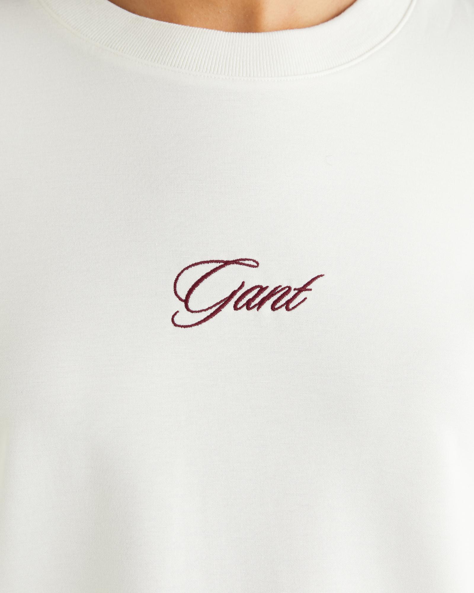 GANT Kadın Krem Relaxed Fit T-Shirt