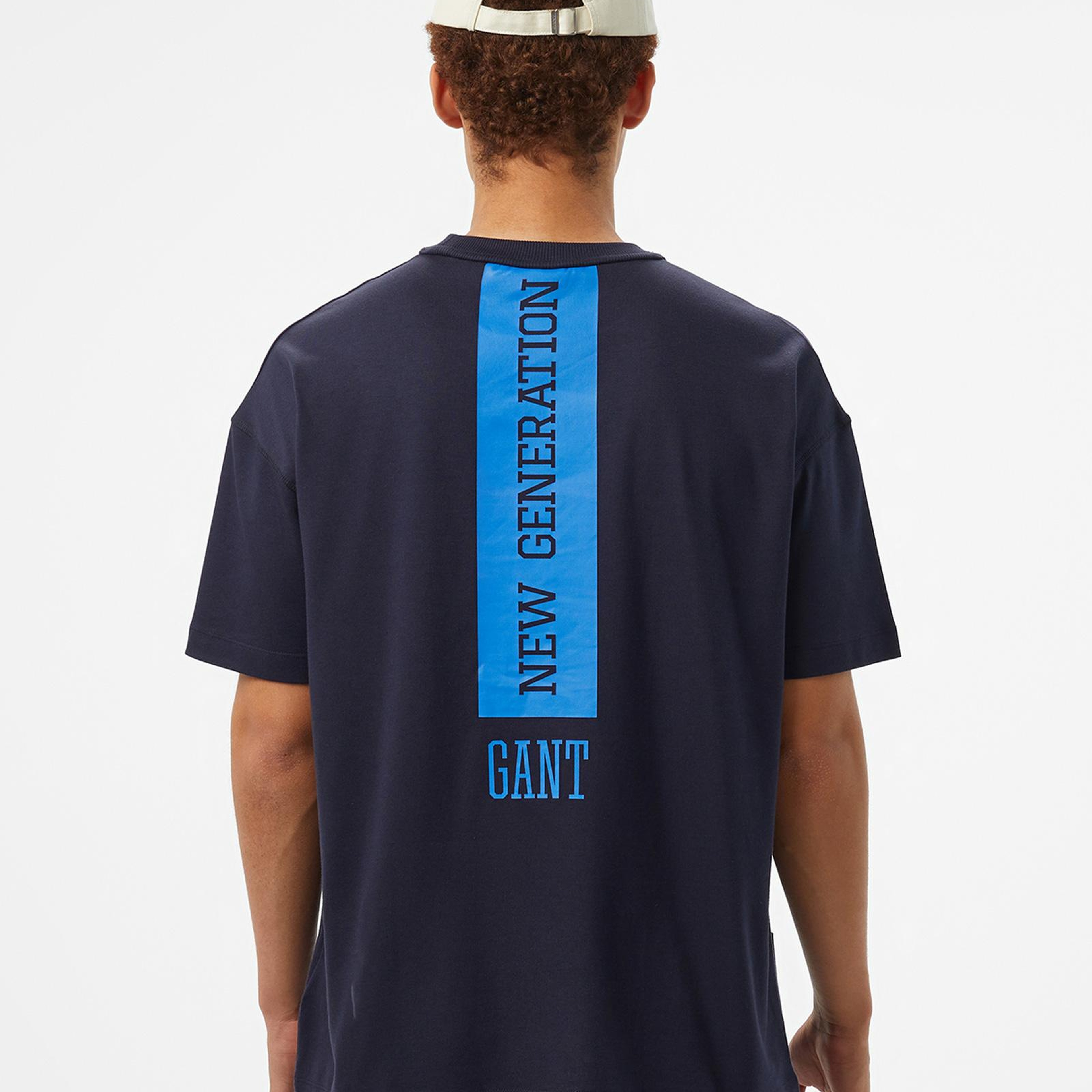 GANT Erkek Lacivert T-Shirt