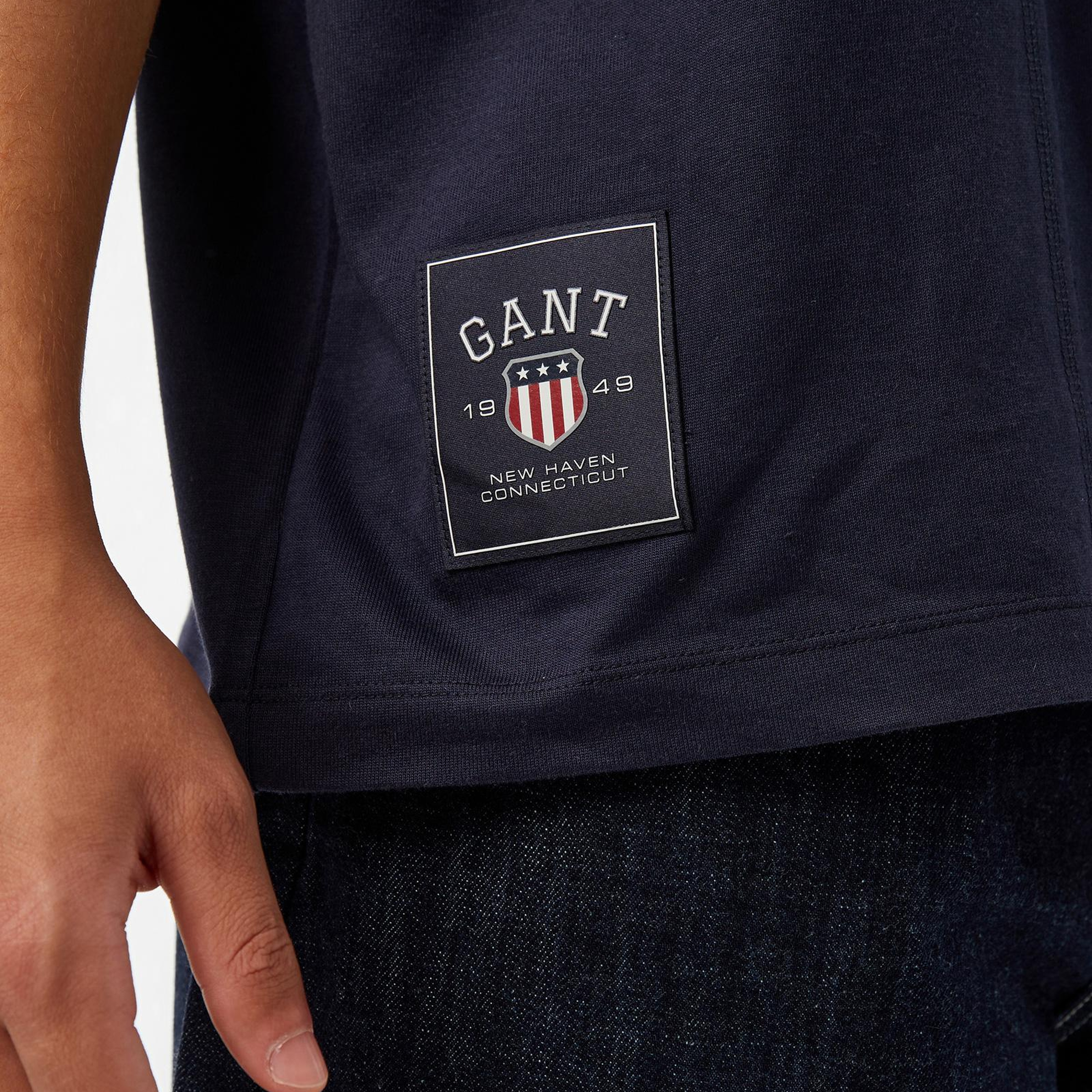 GANT Erkek Lacivert T-Shirt