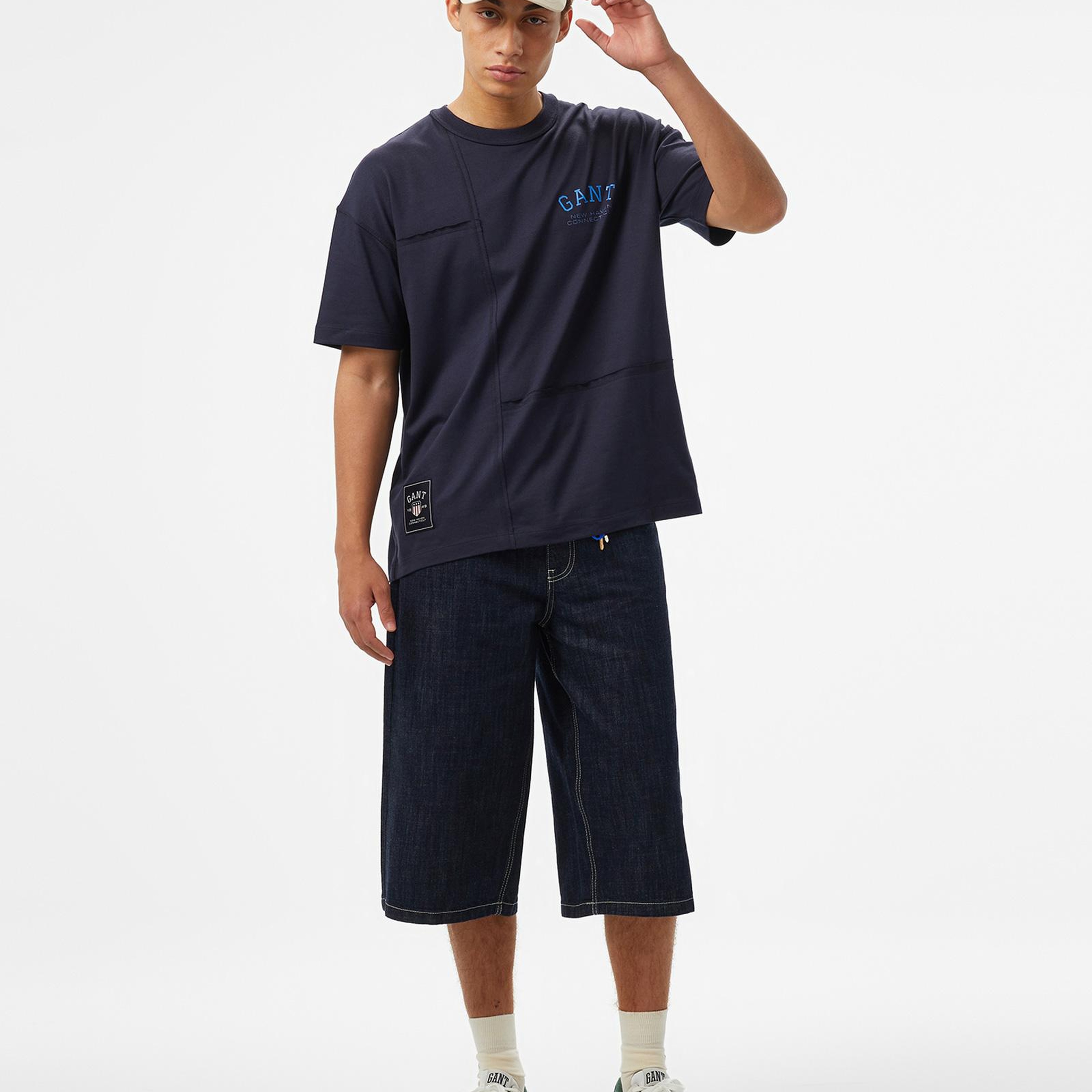 GANT Erkek Lacivert T-Shirt