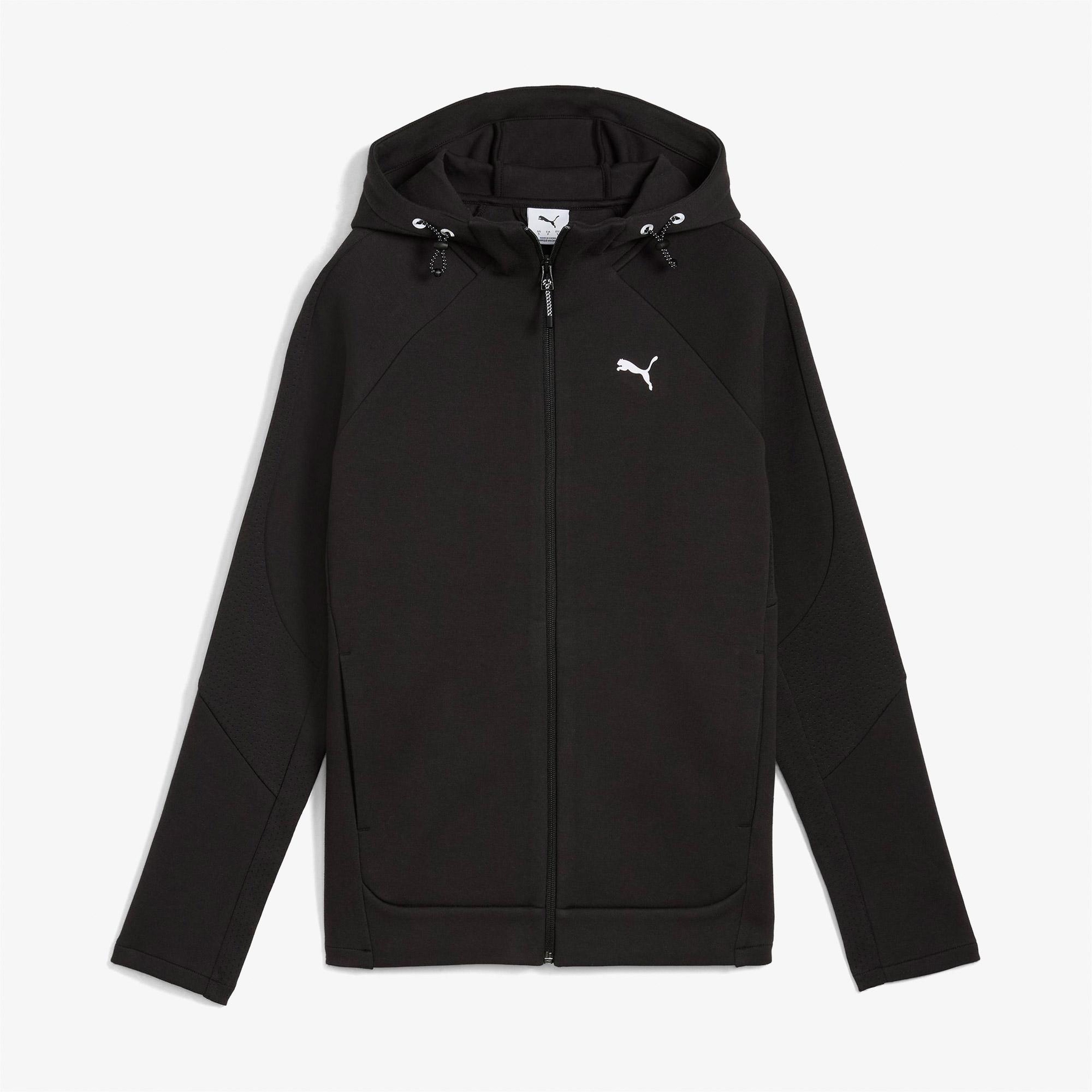 Puma Evostripe Full-Zip Kadın Siyah Eşofman Üstü