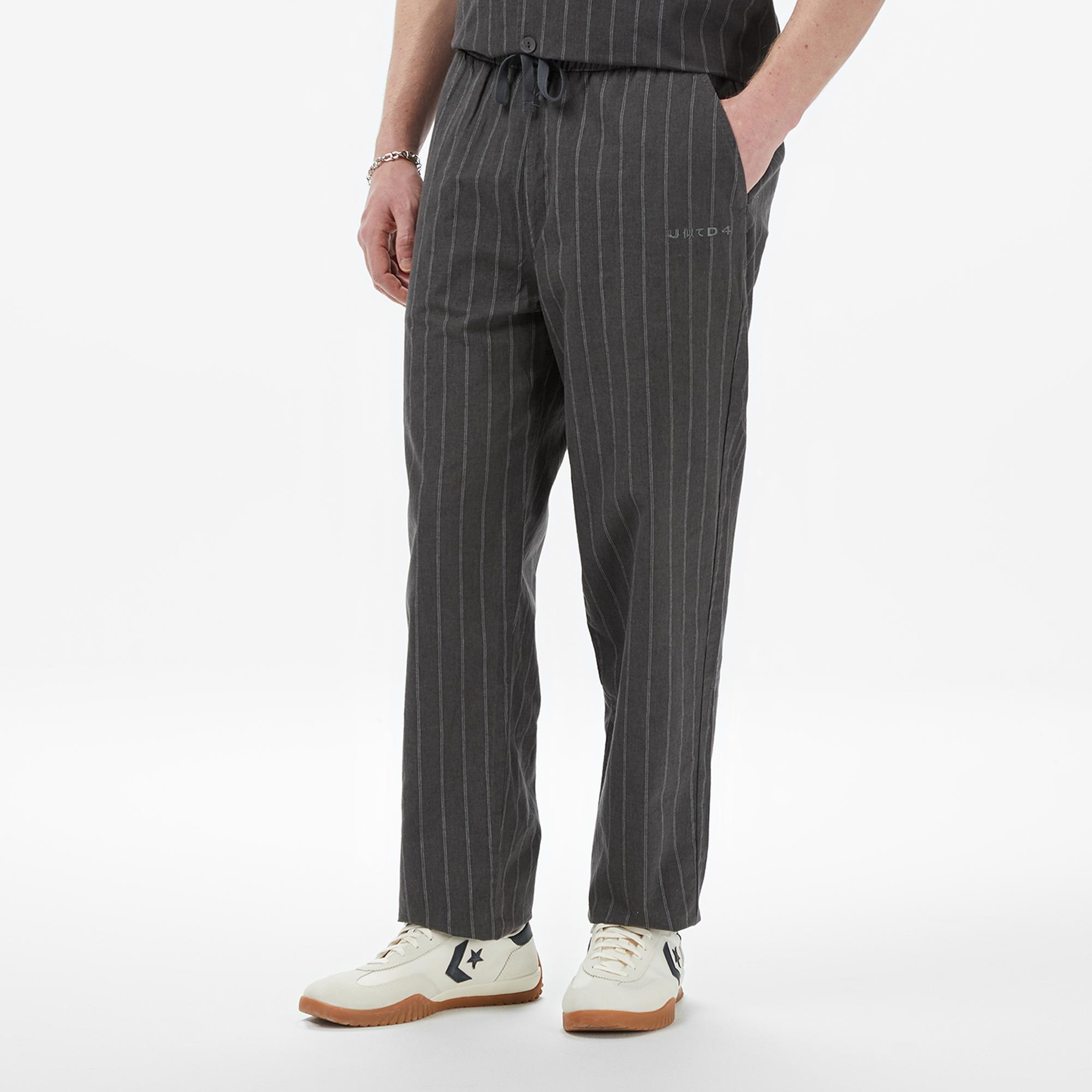 UNITED4 Comfort Fit Erkek Gri Pantolon