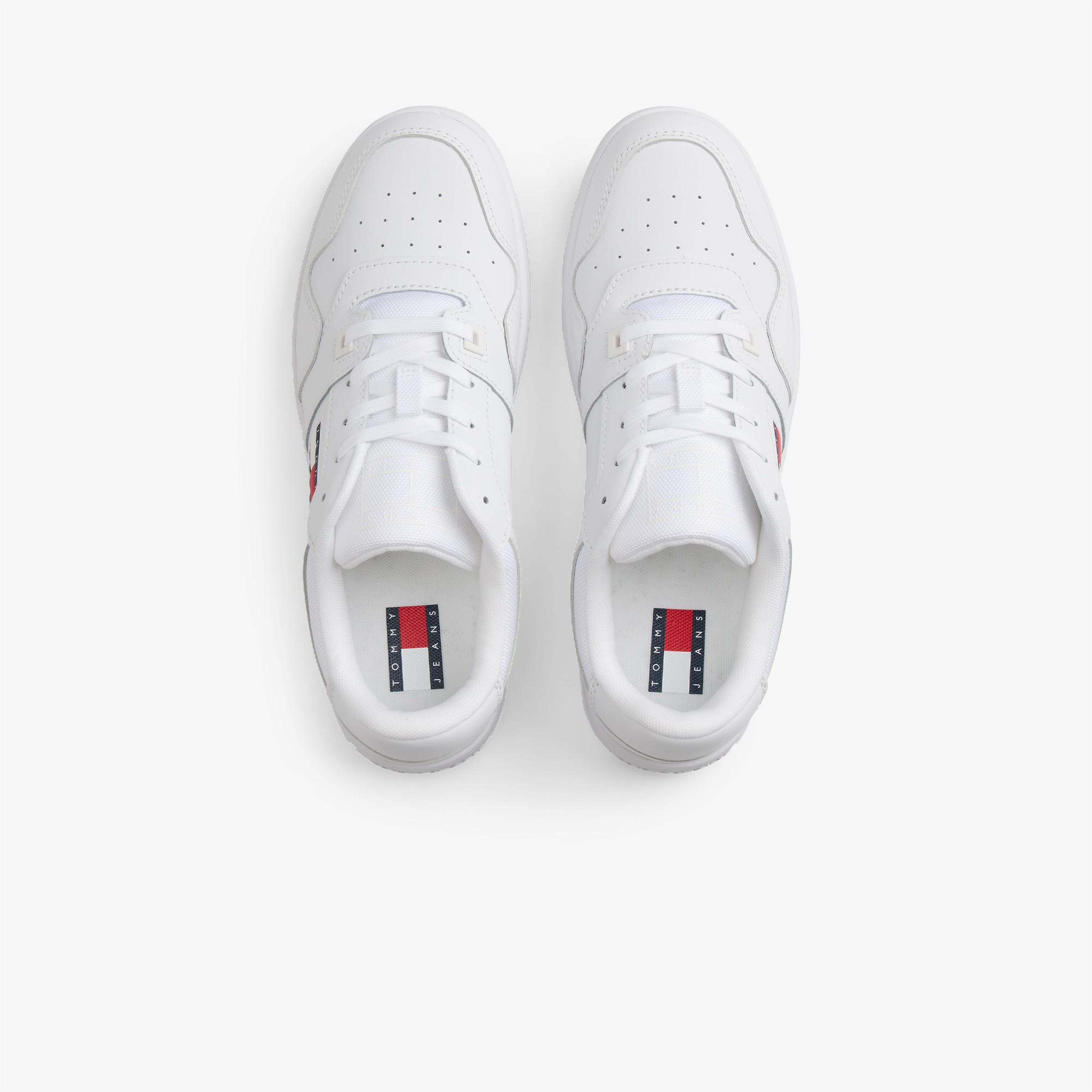 Tommy Hilfiger Retro Basket Kadın Beyaz Spor Ayakkabı