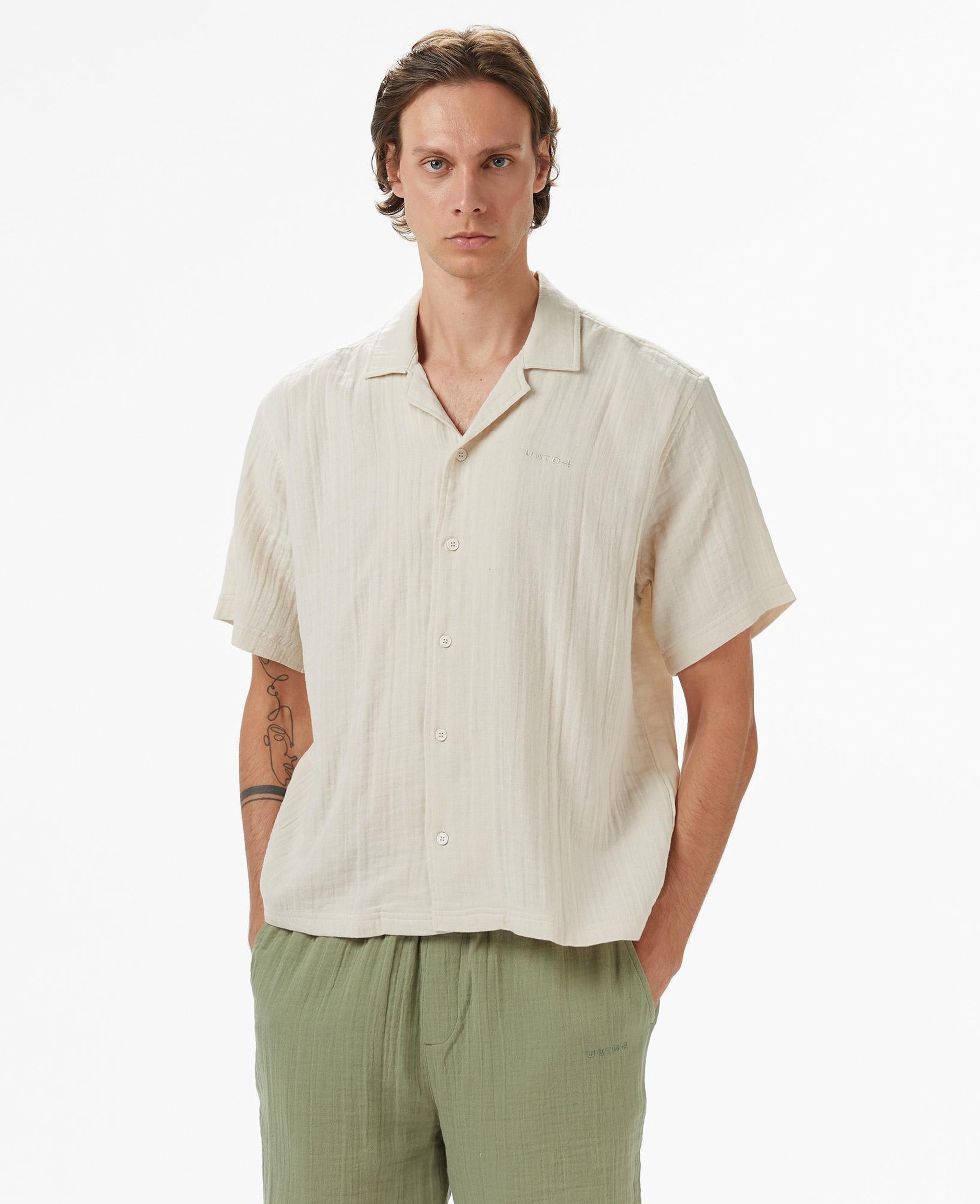 UNITED4 Erkek Gri Gömlek