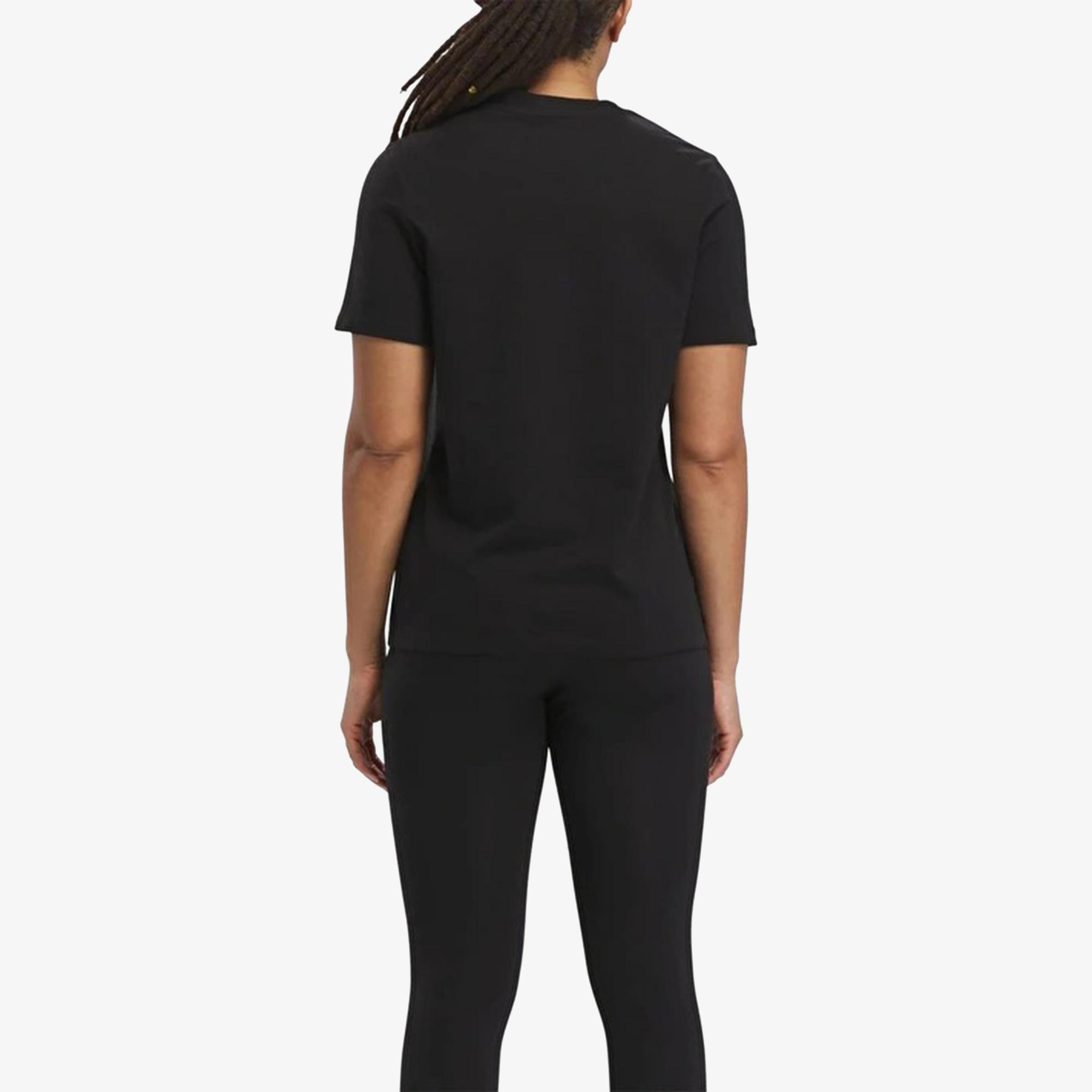 Reebok Identity Big Logo Kadın Siyah Günlük T-Shirt