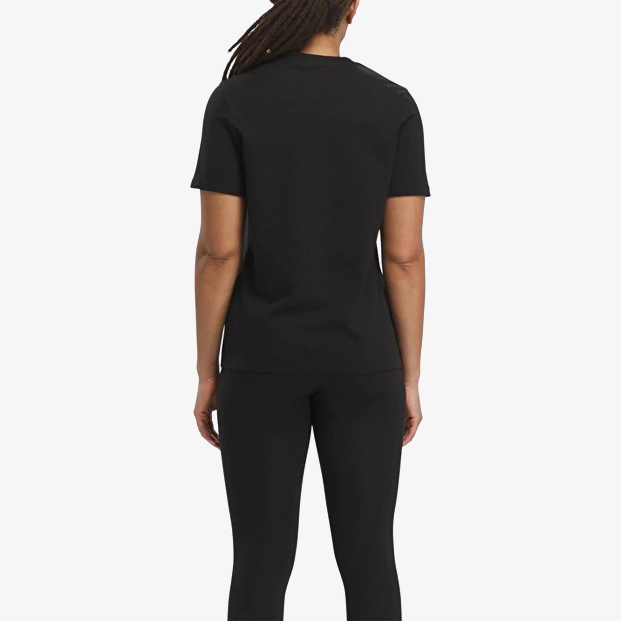 Reebok Identity Big Logo Kadın Siyah Günlük T-Shirt