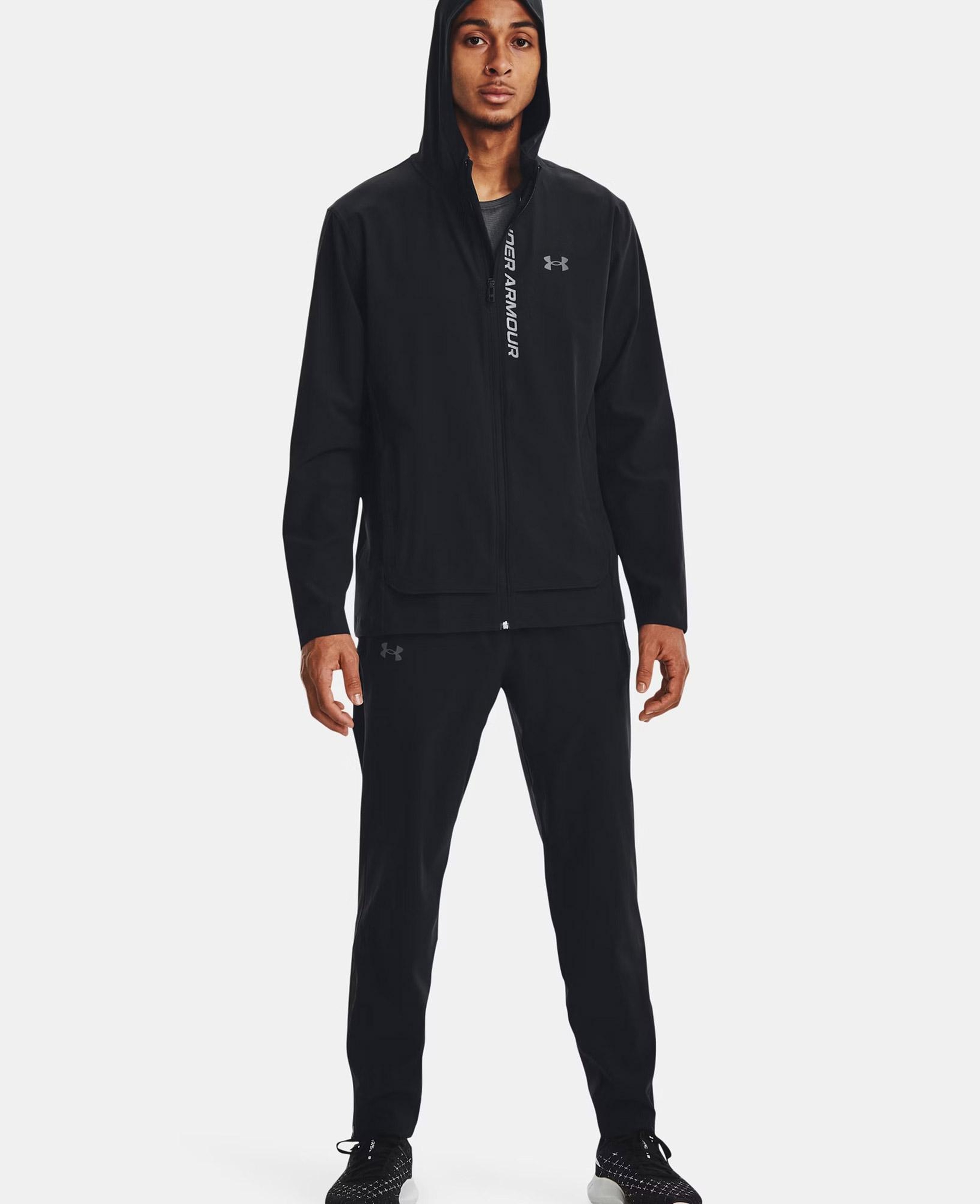 Under Armour Outrun The Storm Erkek Siyah Koşu Ceket
