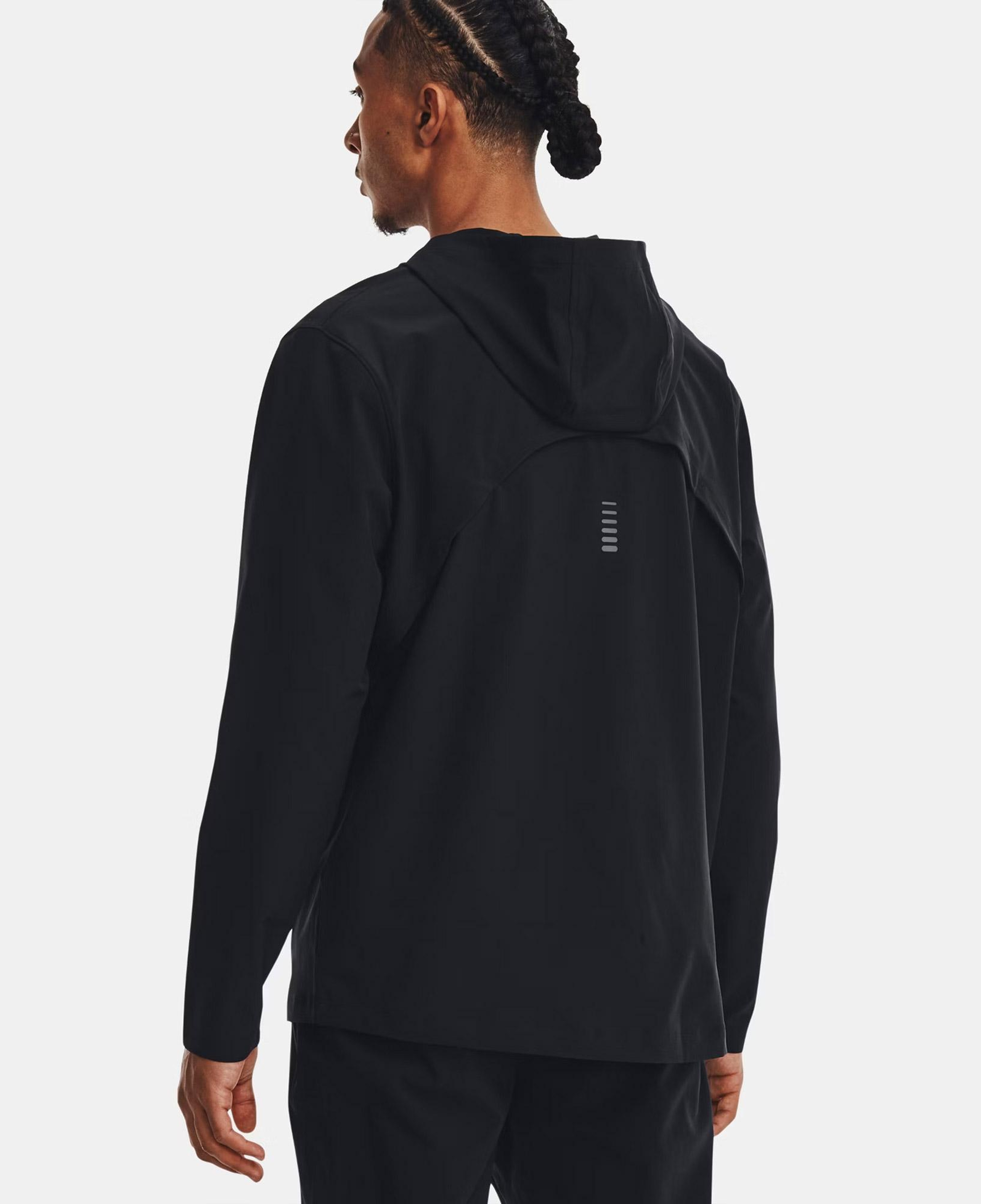 Under Armour Outrun The Storm Erkek Siyah Koşu Ceket