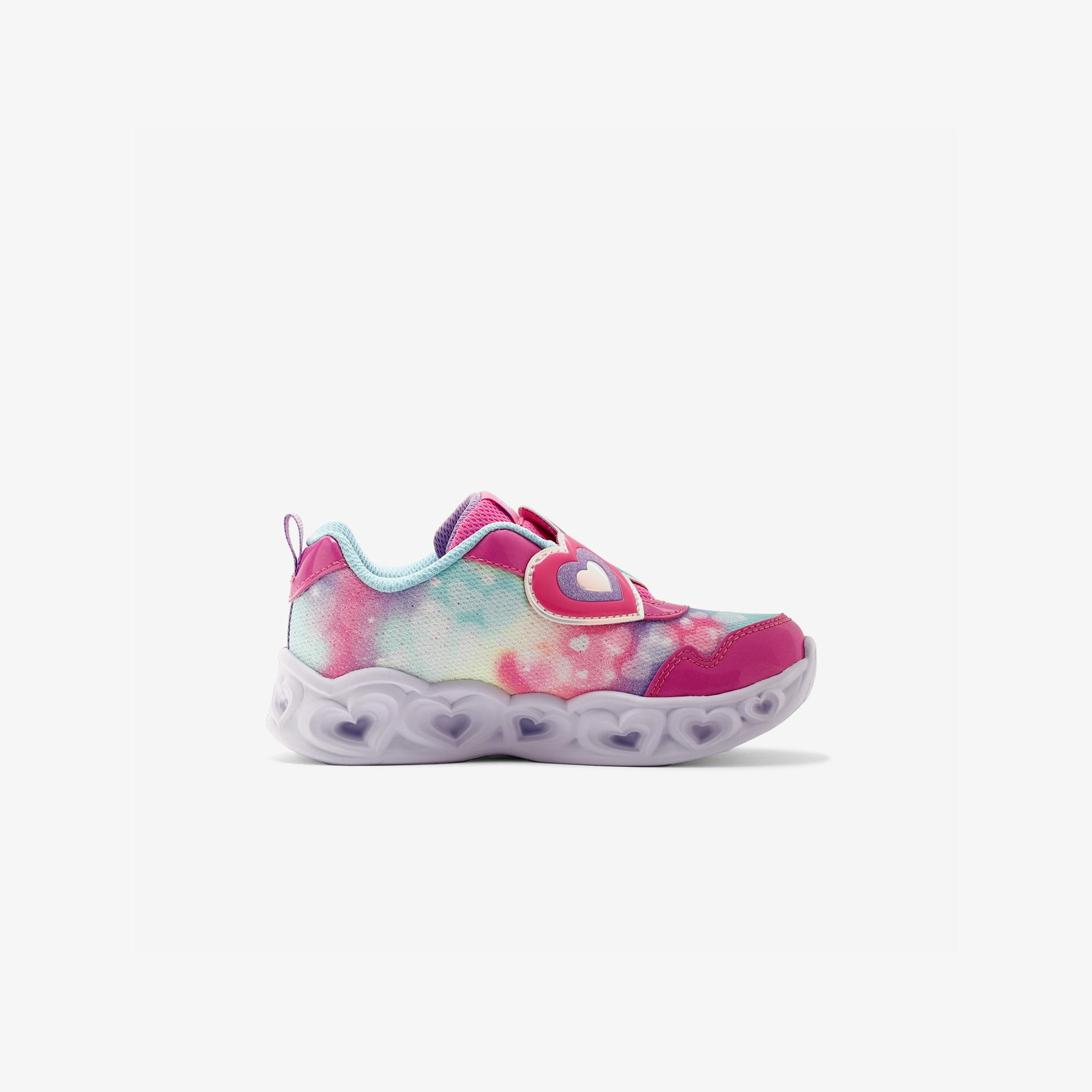 Skechers Heart Lights Lovin Reflection Çocuk Pembe Işıklı Spor Ayakkabı