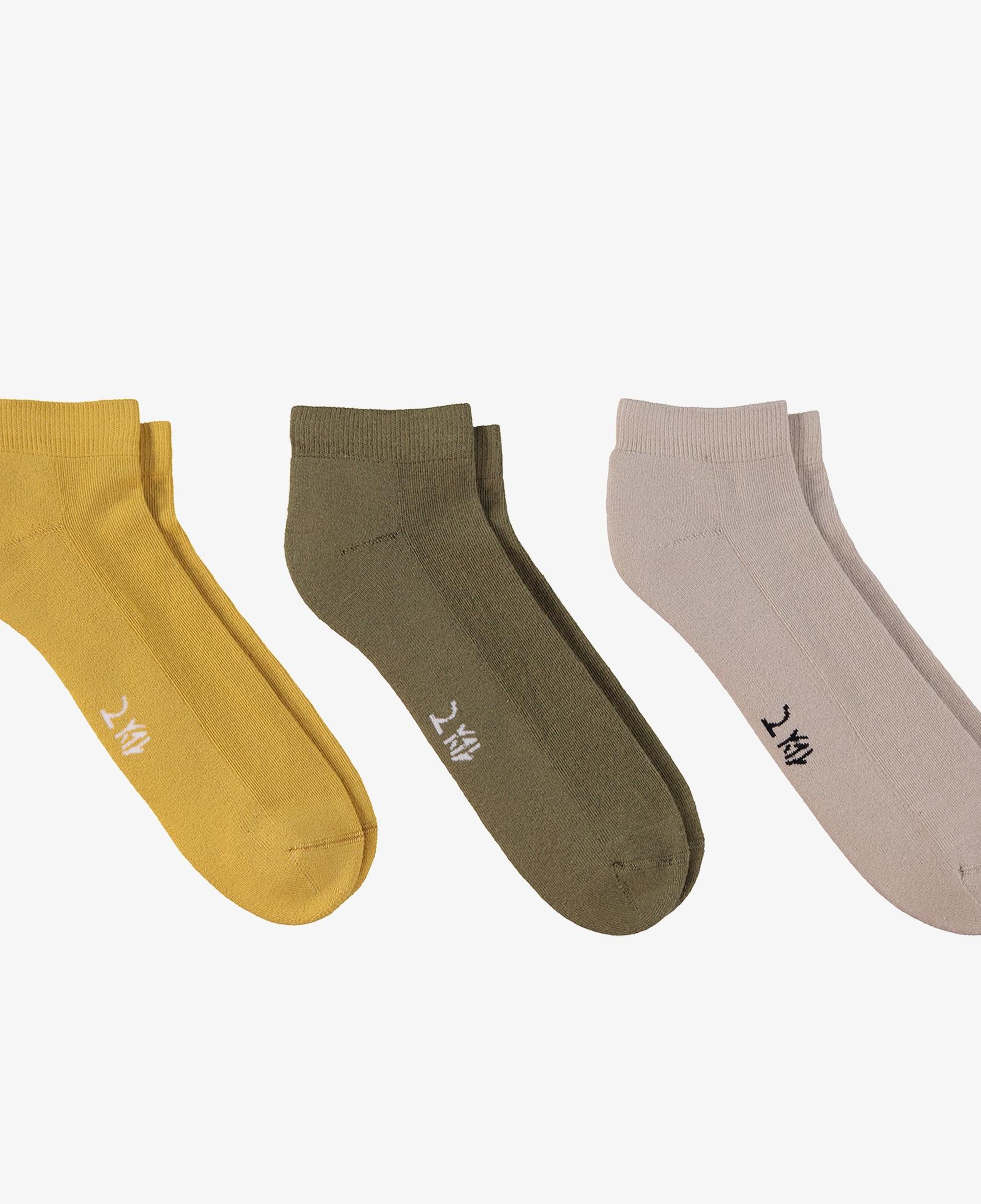 UNITED4 Classic Erkek Renkli 3lü Çorap