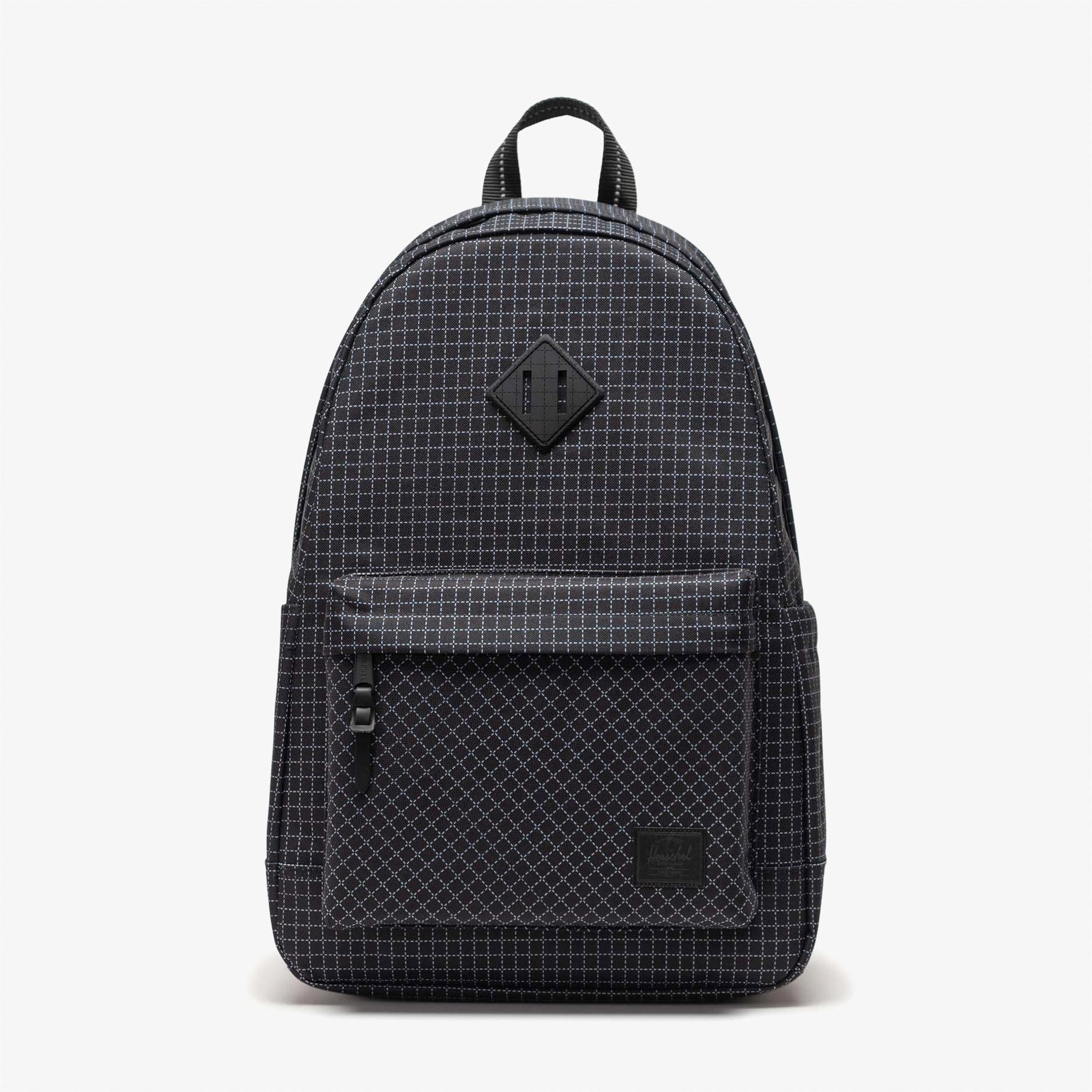 Herschel Heritage Checkered Unisex Siyah Sırt Çantası