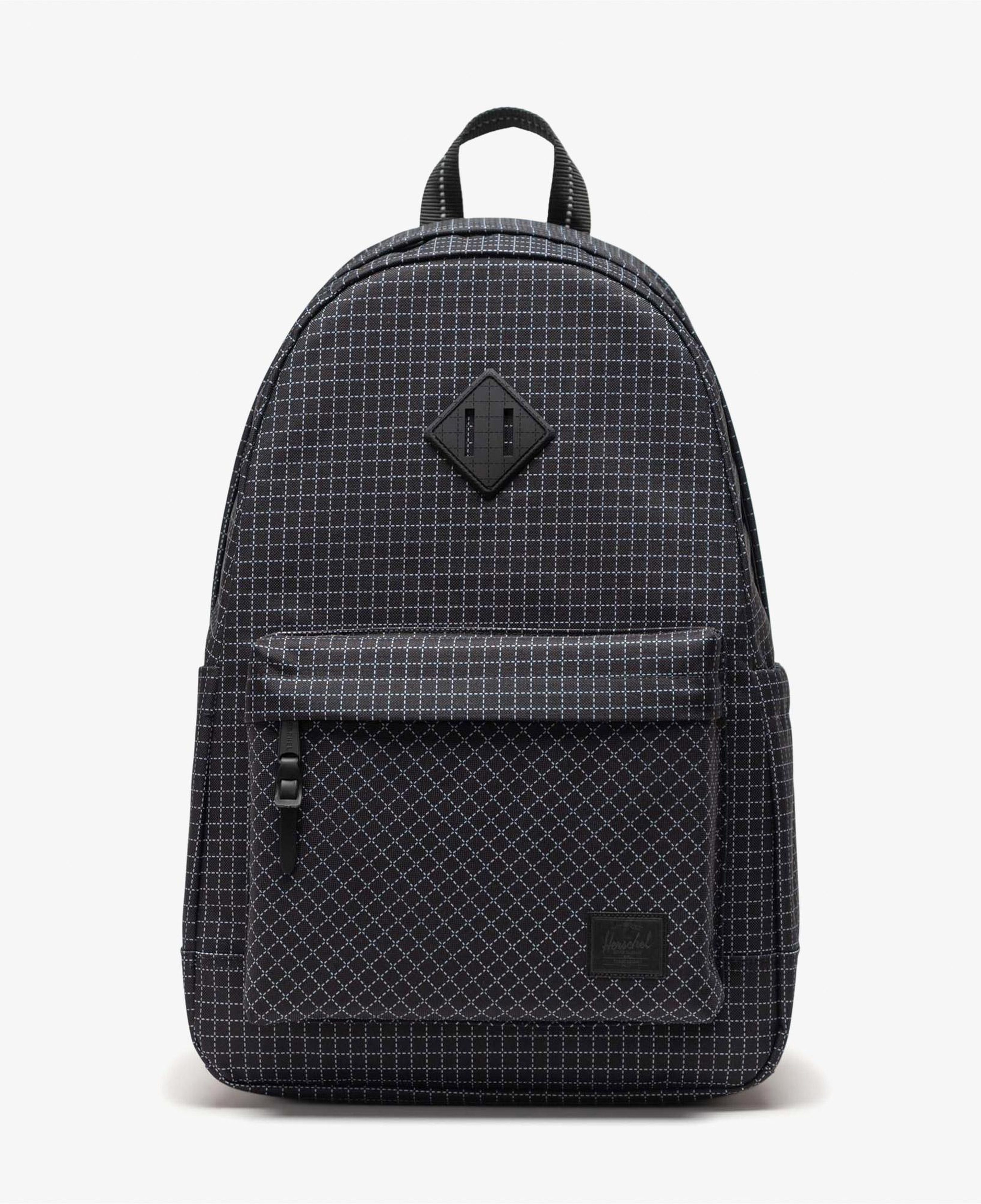Herschel Heritage Checkered Unisex Siyah Sırt Çantası