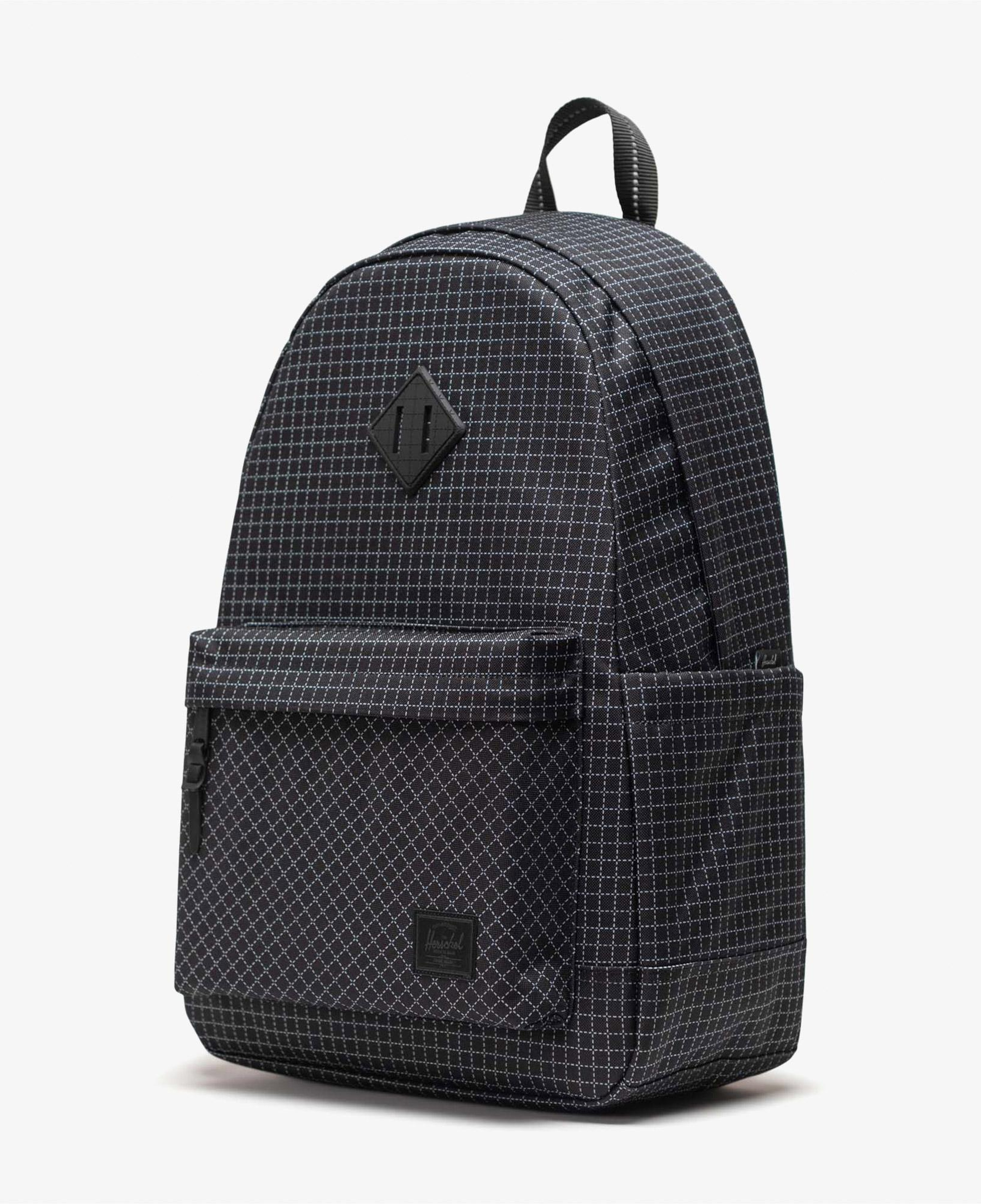 Herschel Heritage Checkered Unisex Siyah Sırt Çantası