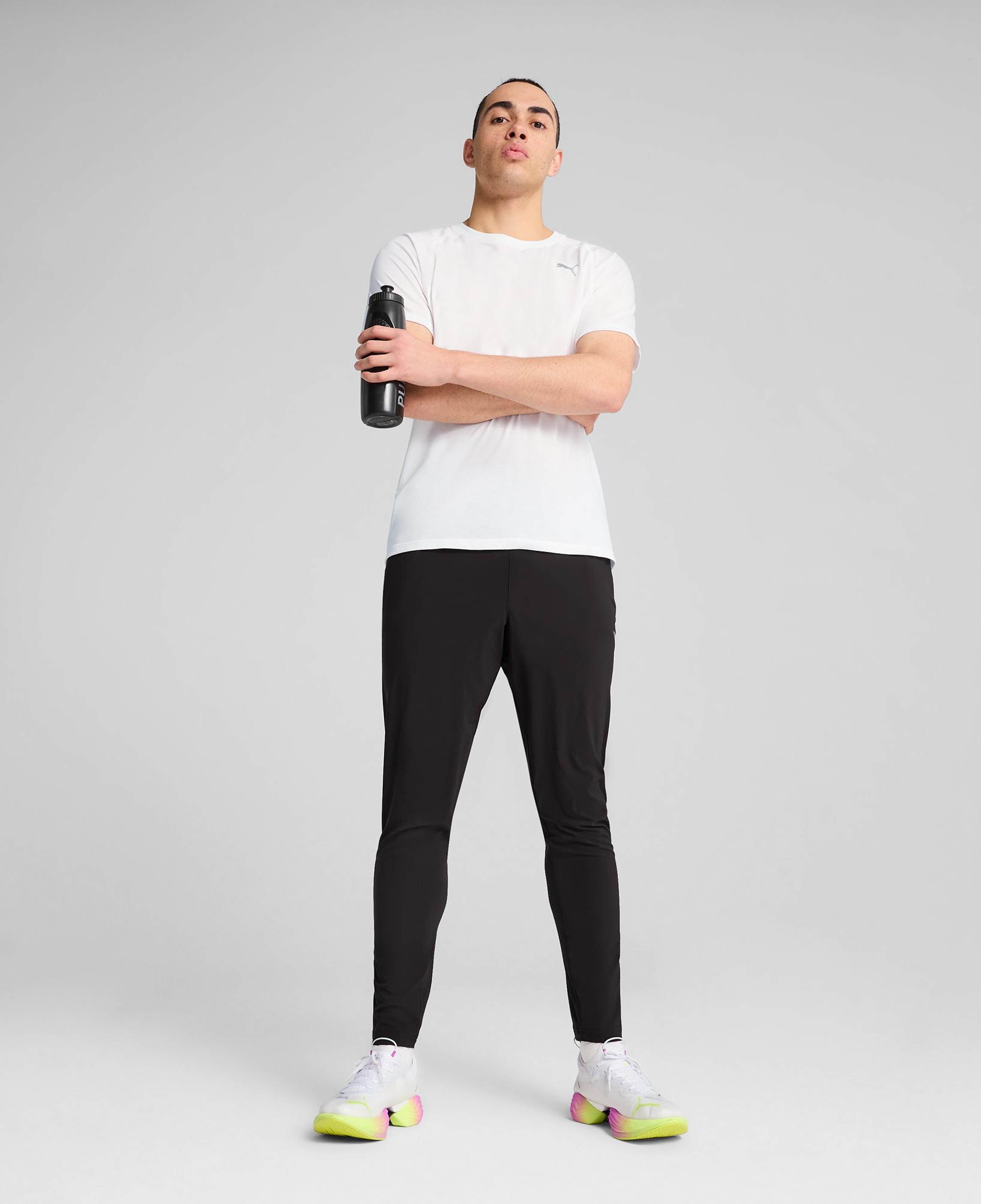 Puma Run Velocity Tri-Blend Erkek Beyaz T-Shirt