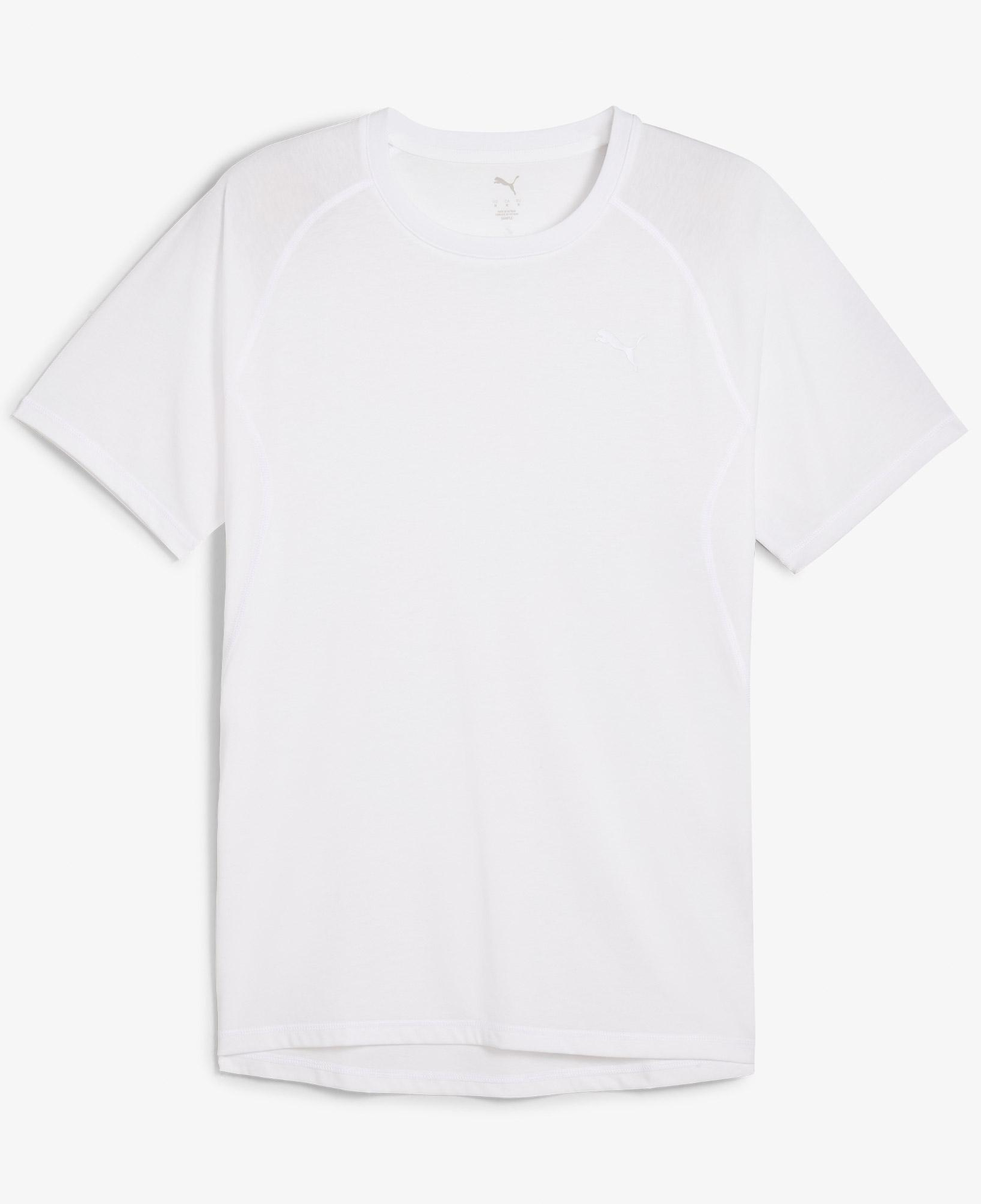 Puma Run Velocity Tri-Blend Erkek Beyaz T-Shirt