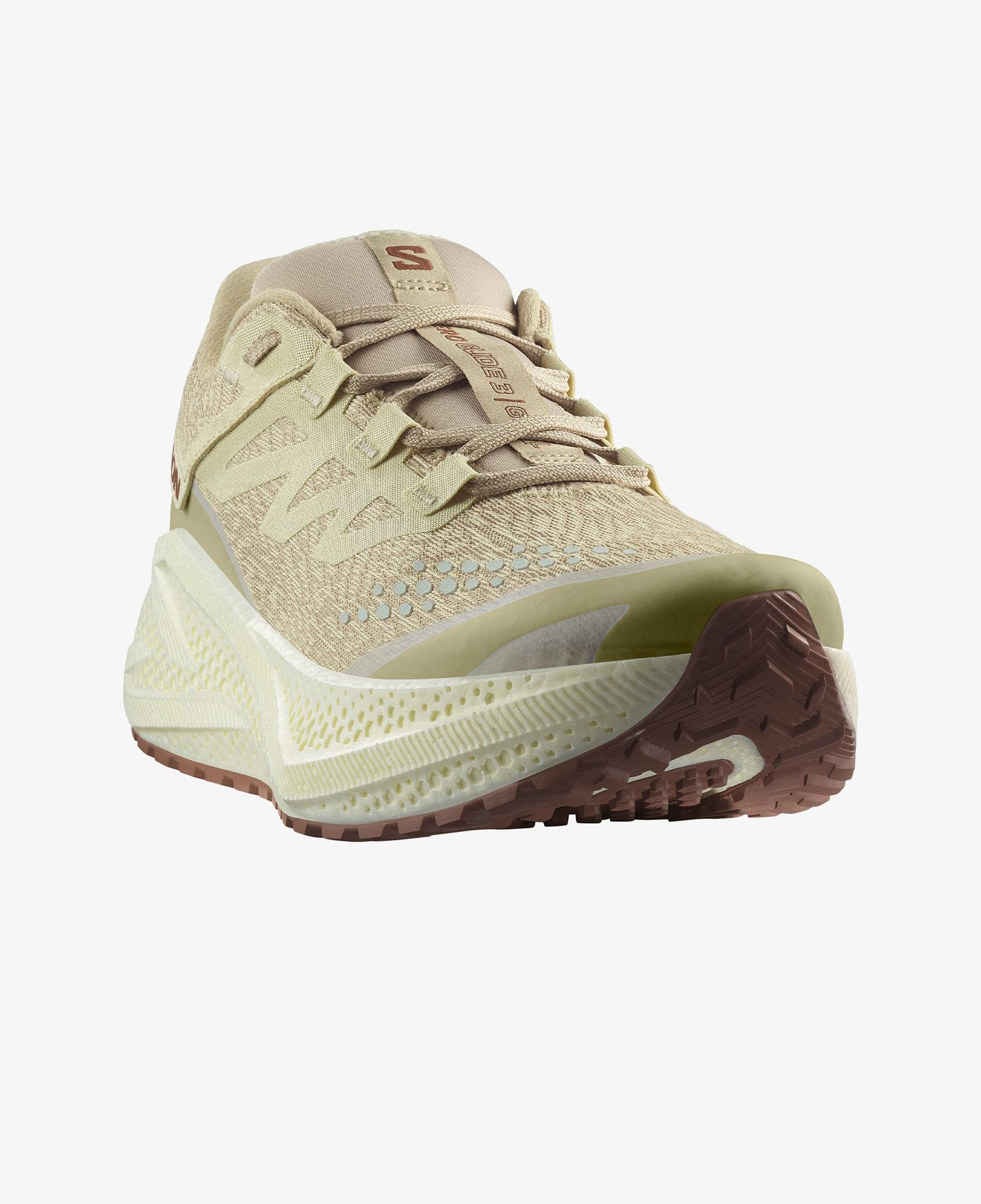 Salomon Aero Glide 3 GRVL Erkek Bej Koşu Ayakkabısı