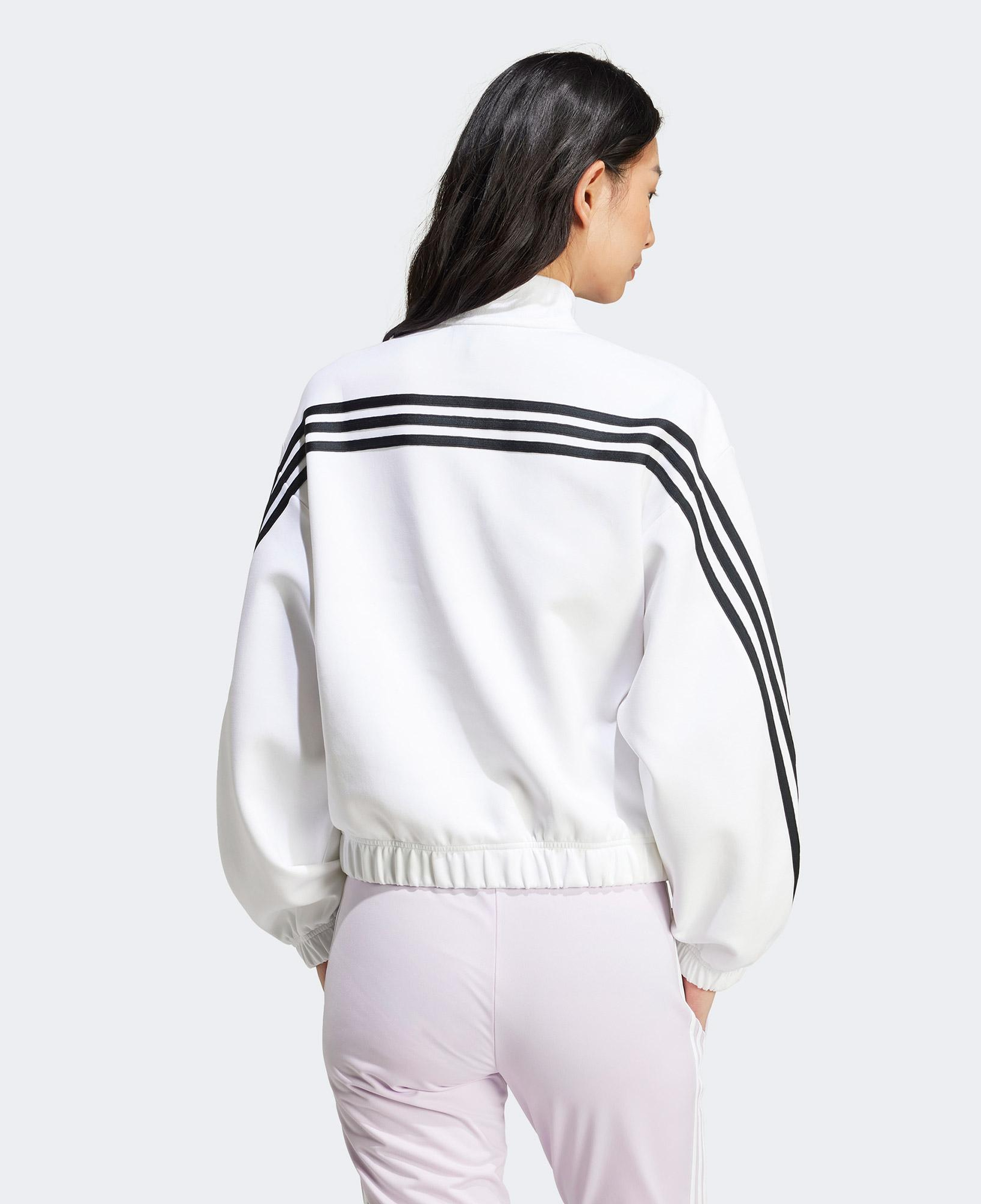 adidas Future Icons 3S 1/4 Zip Kadın Beyaz Günlük Sweatshirt