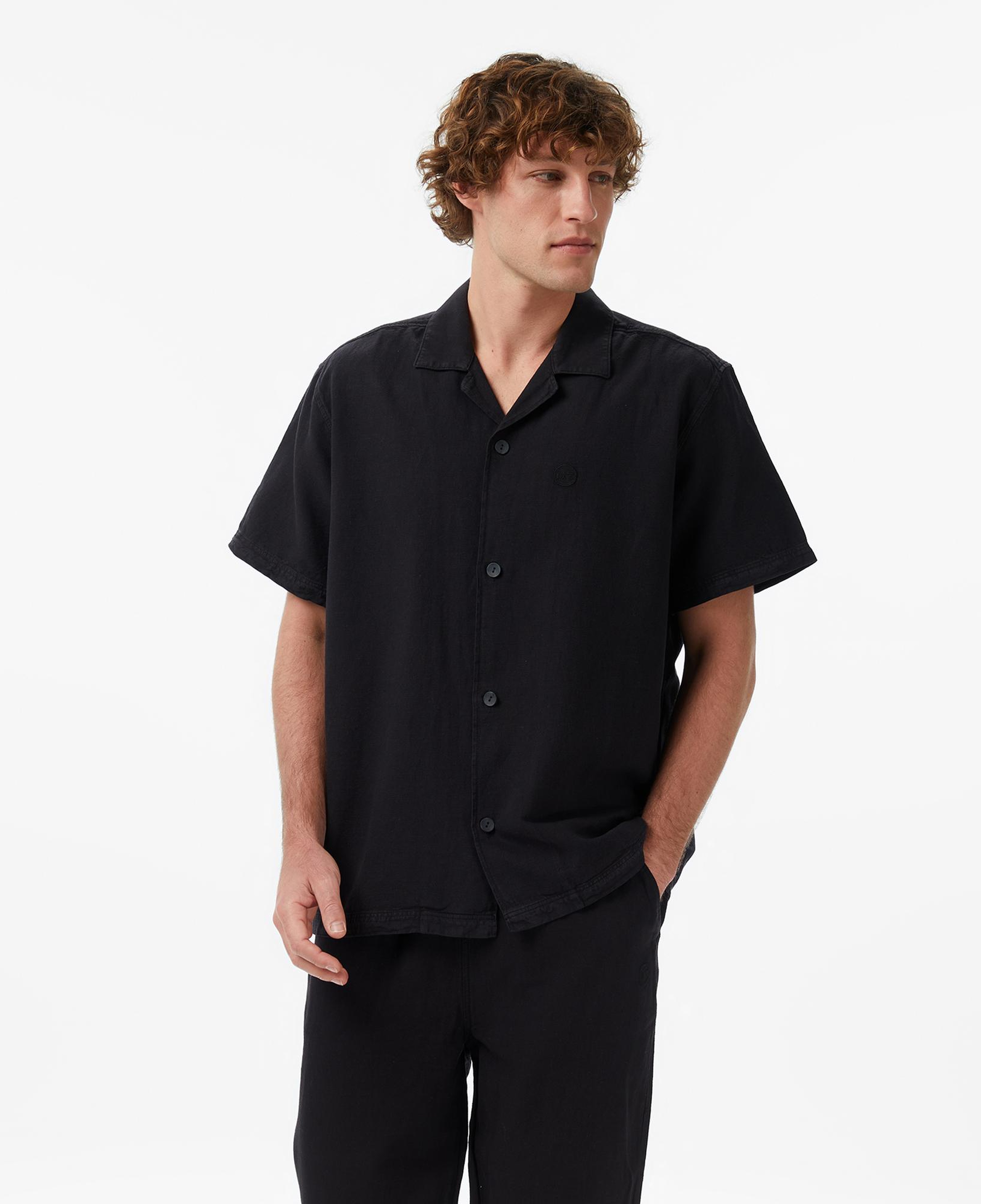 UNITED4 Comfort Fit Erkek Siyah Gömlek