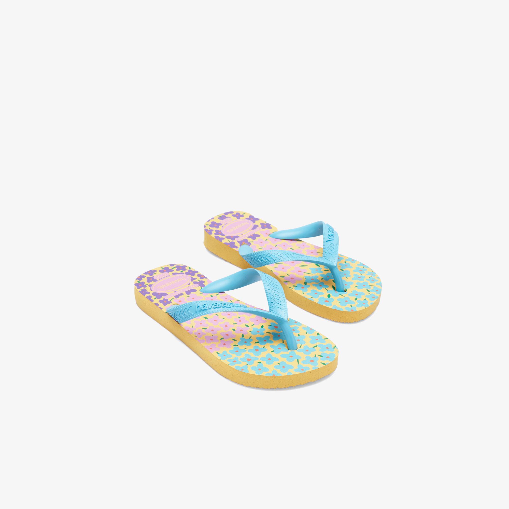 Havaianas Flores Çocuk Sarı Terlik
