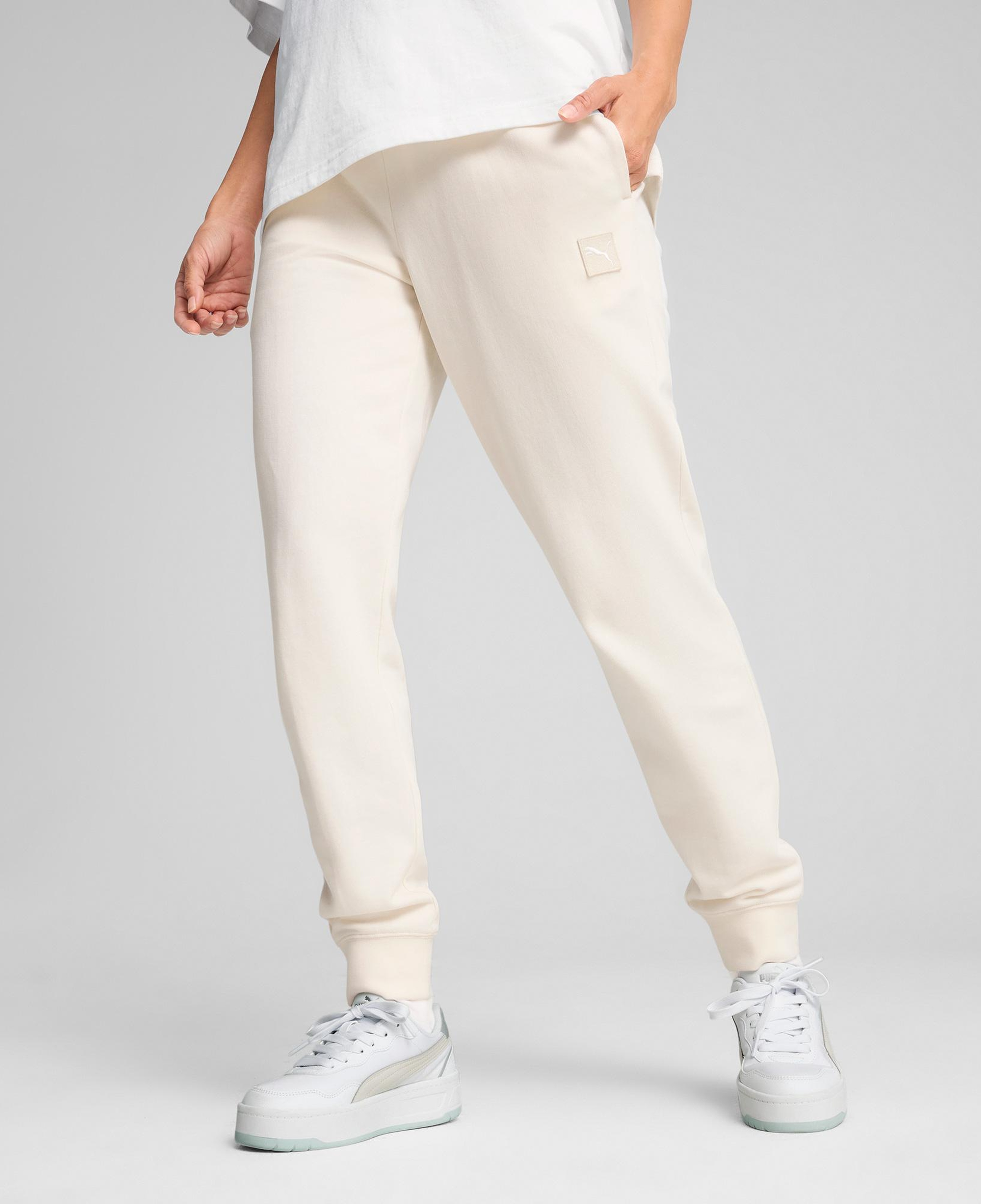 Puma Ess Elevated Sweat Trcl Kadın Krem Eşofman Altı