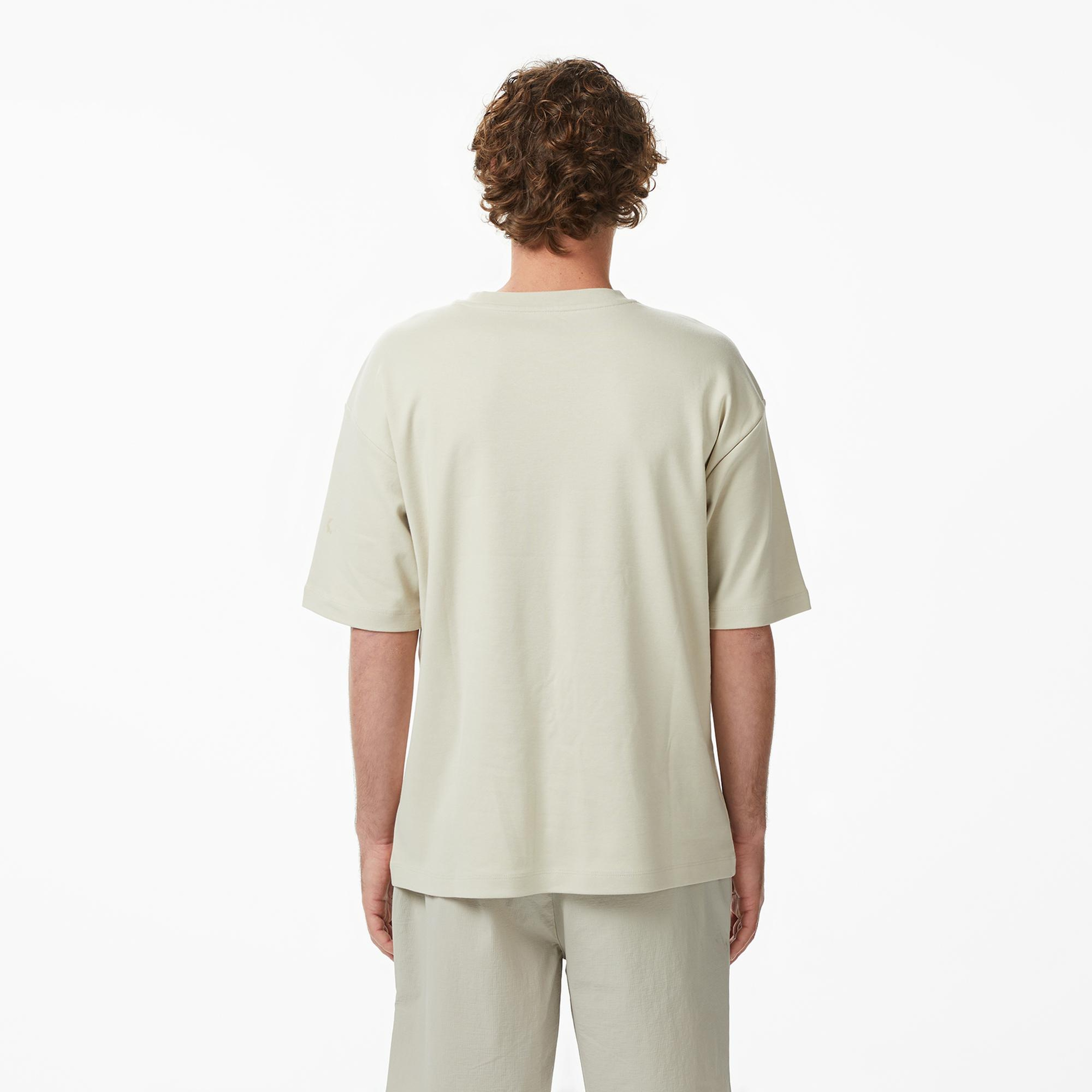 UNITED4 Regular Fit Erkek Krem T-Shirt