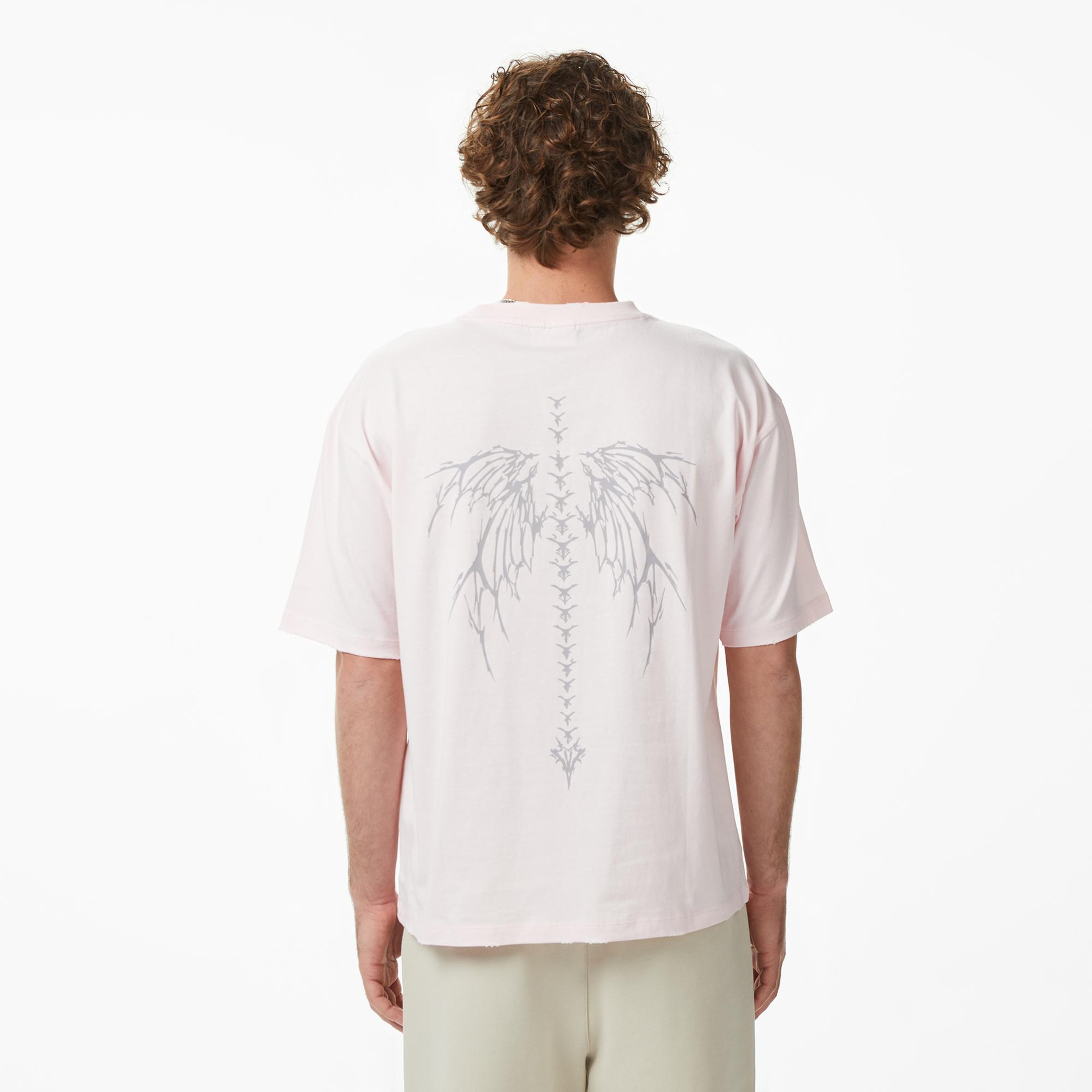 UNITED4 Regular Fit Erkek Pembe T-Shirt