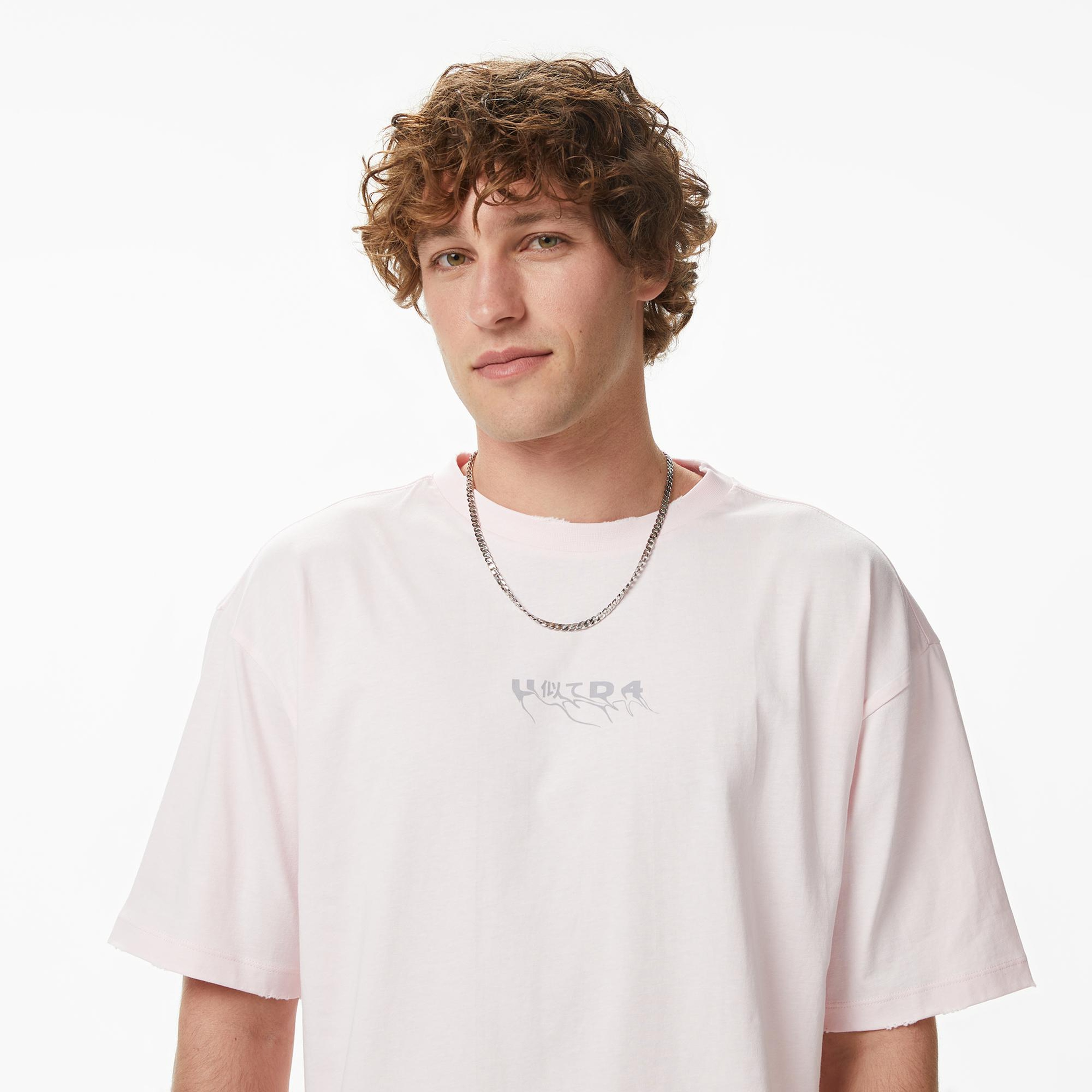 UNITED4 Regular Fit Erkek Pembe T-Shirt