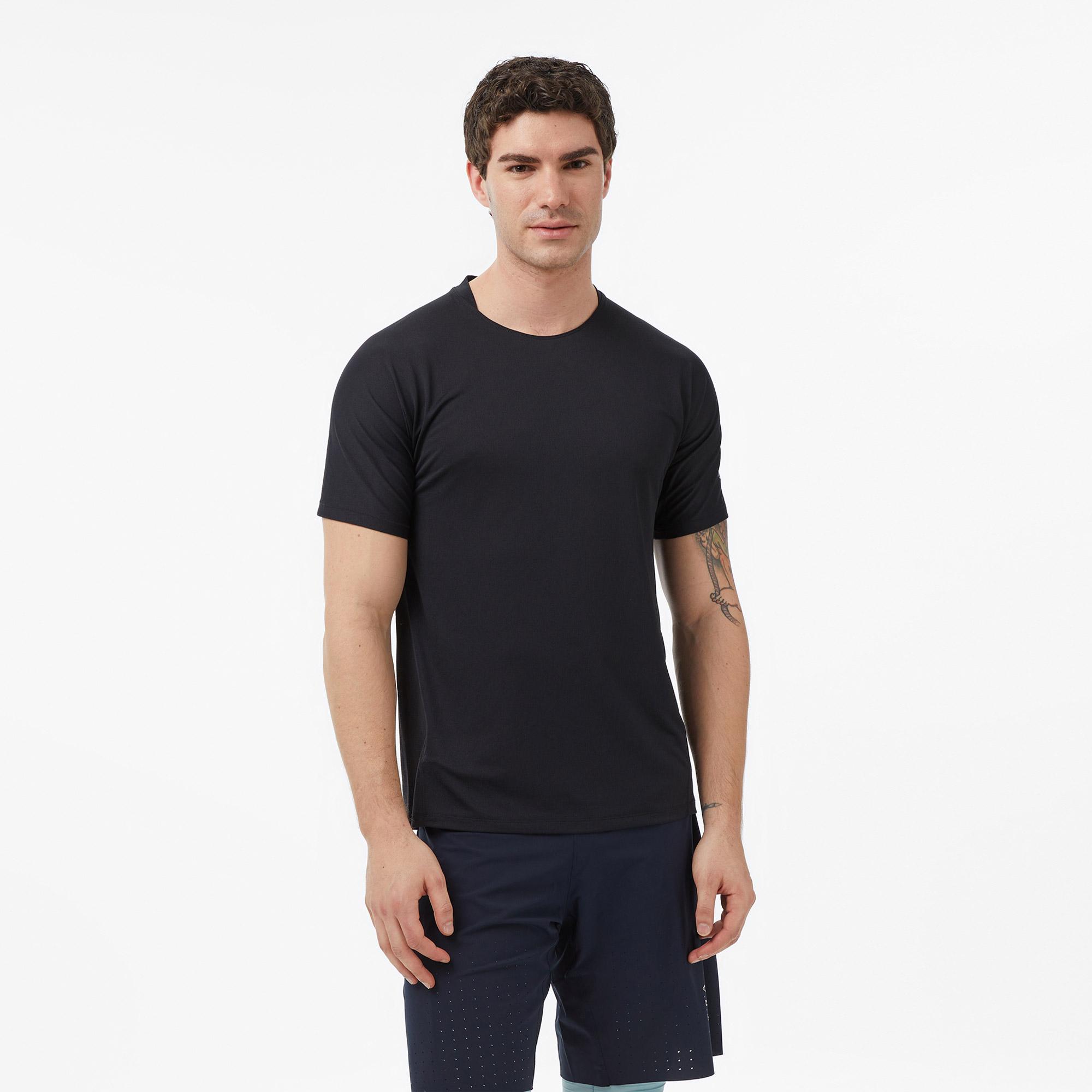 Salomon Sense Aero Erkek Siyah T-Shirt