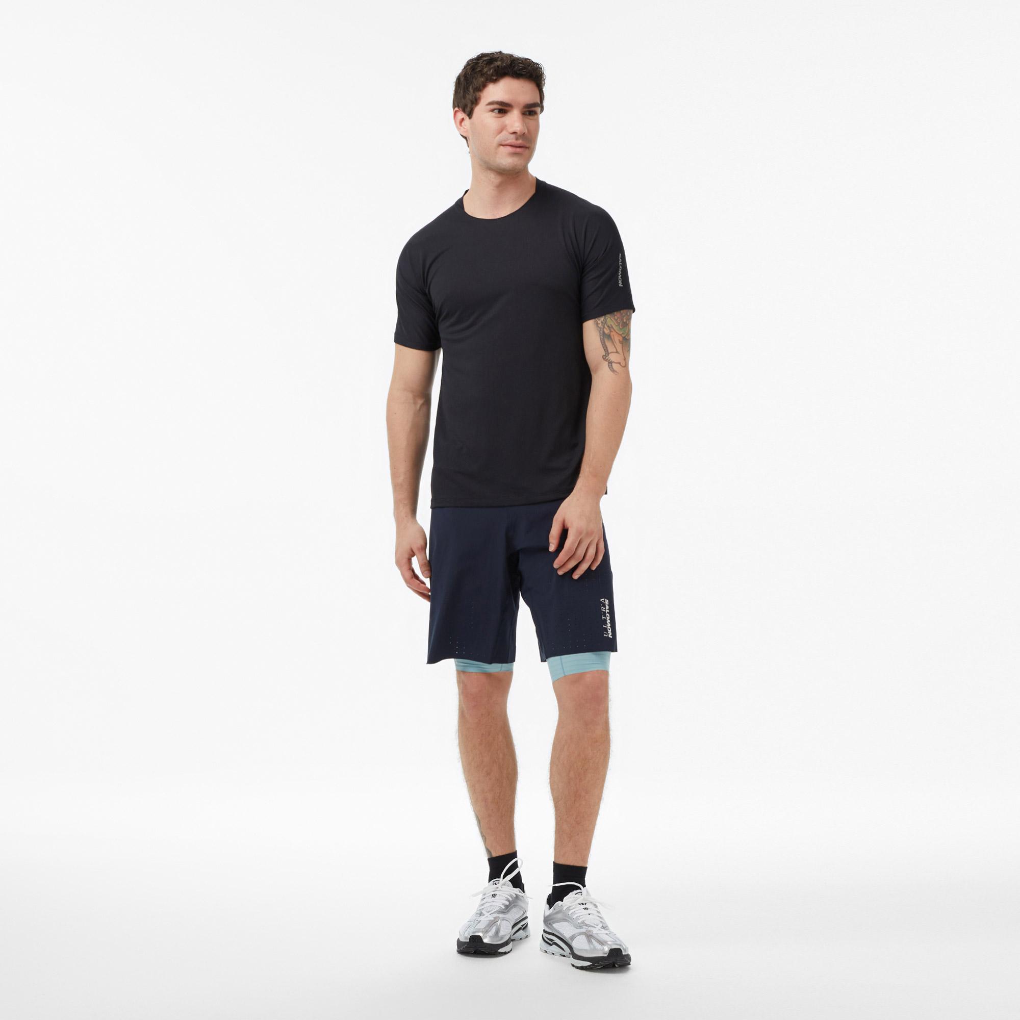 Salomon Sense Aero Erkek Siyah T-Shirt