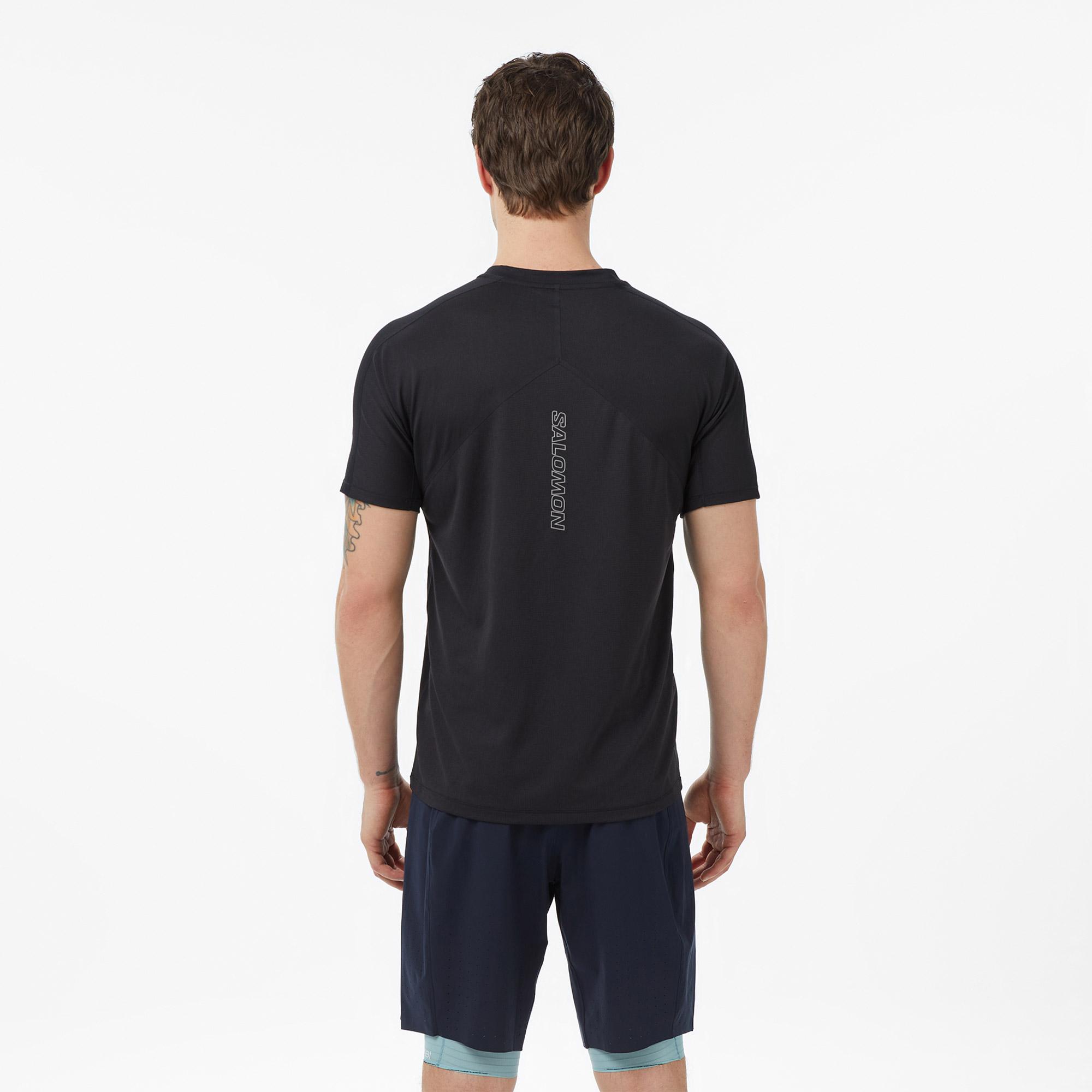 Salomon Sense Aero Erkek Siyah T-Shirt