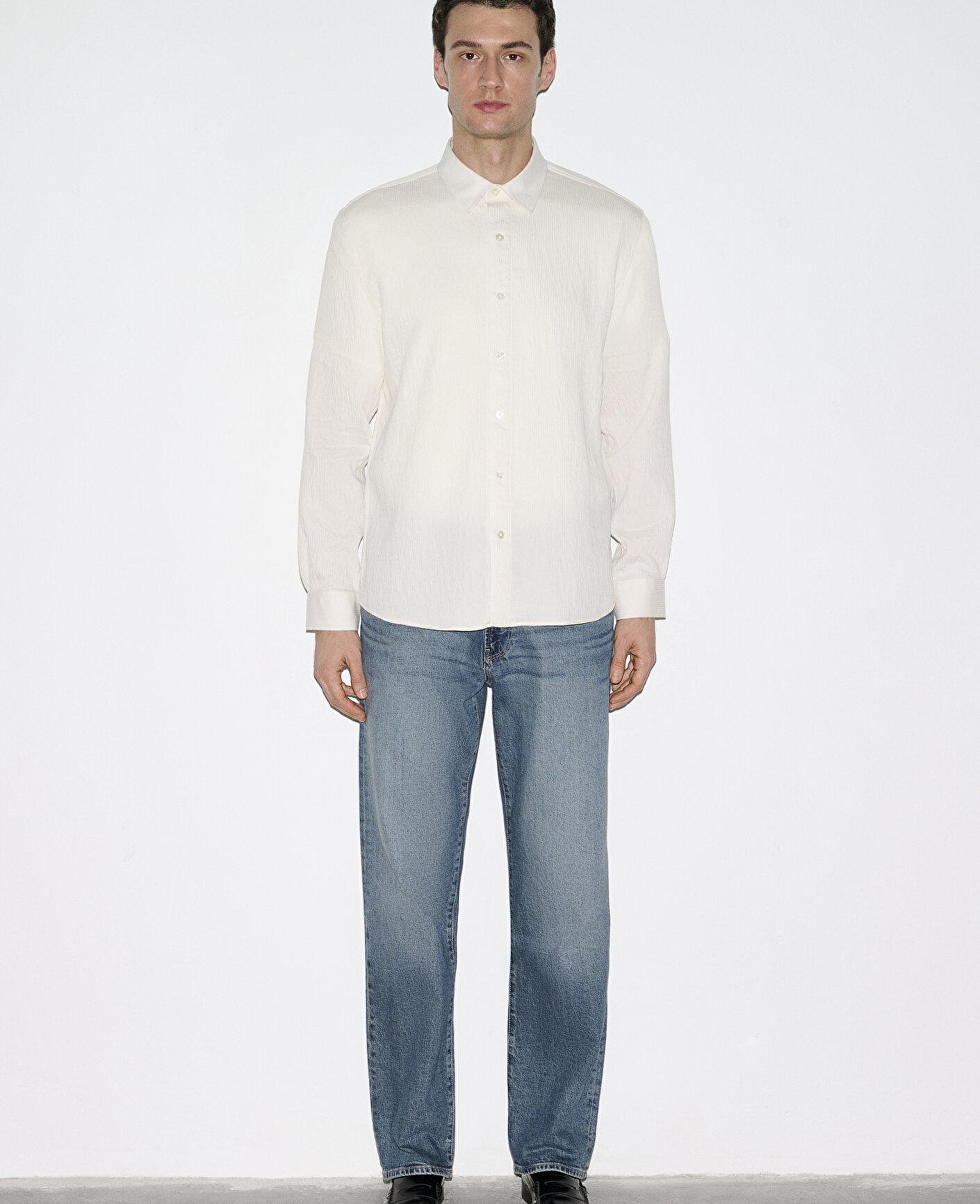 Mavi Ekru Gömlek Regular Fit / Normal Kesim 0211829-70057