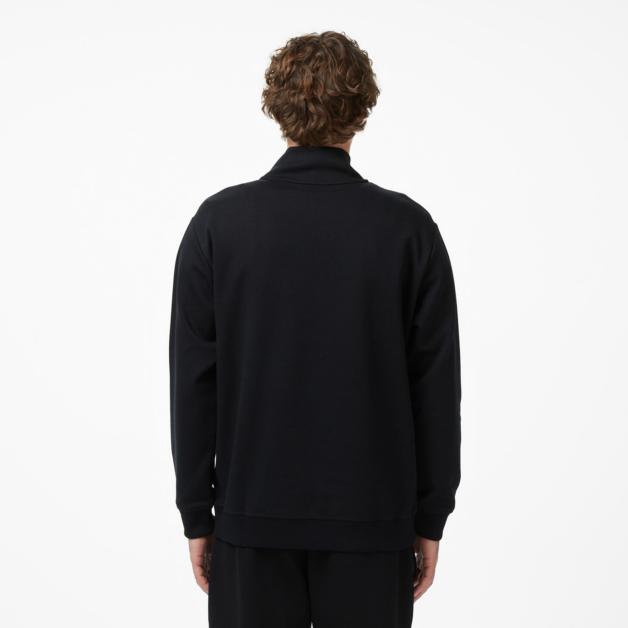 UNITED4 Regular Fit Erkek Siyah Sweatshirt