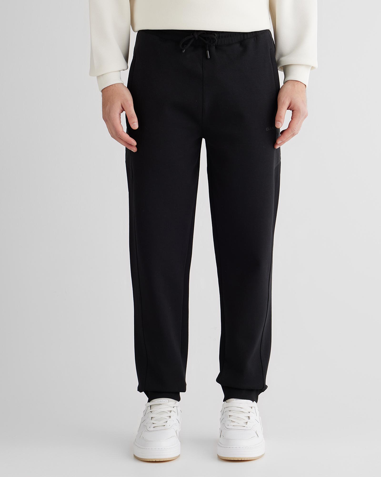 GANT Erkek Siyah Regular Fit Eşofman Altı