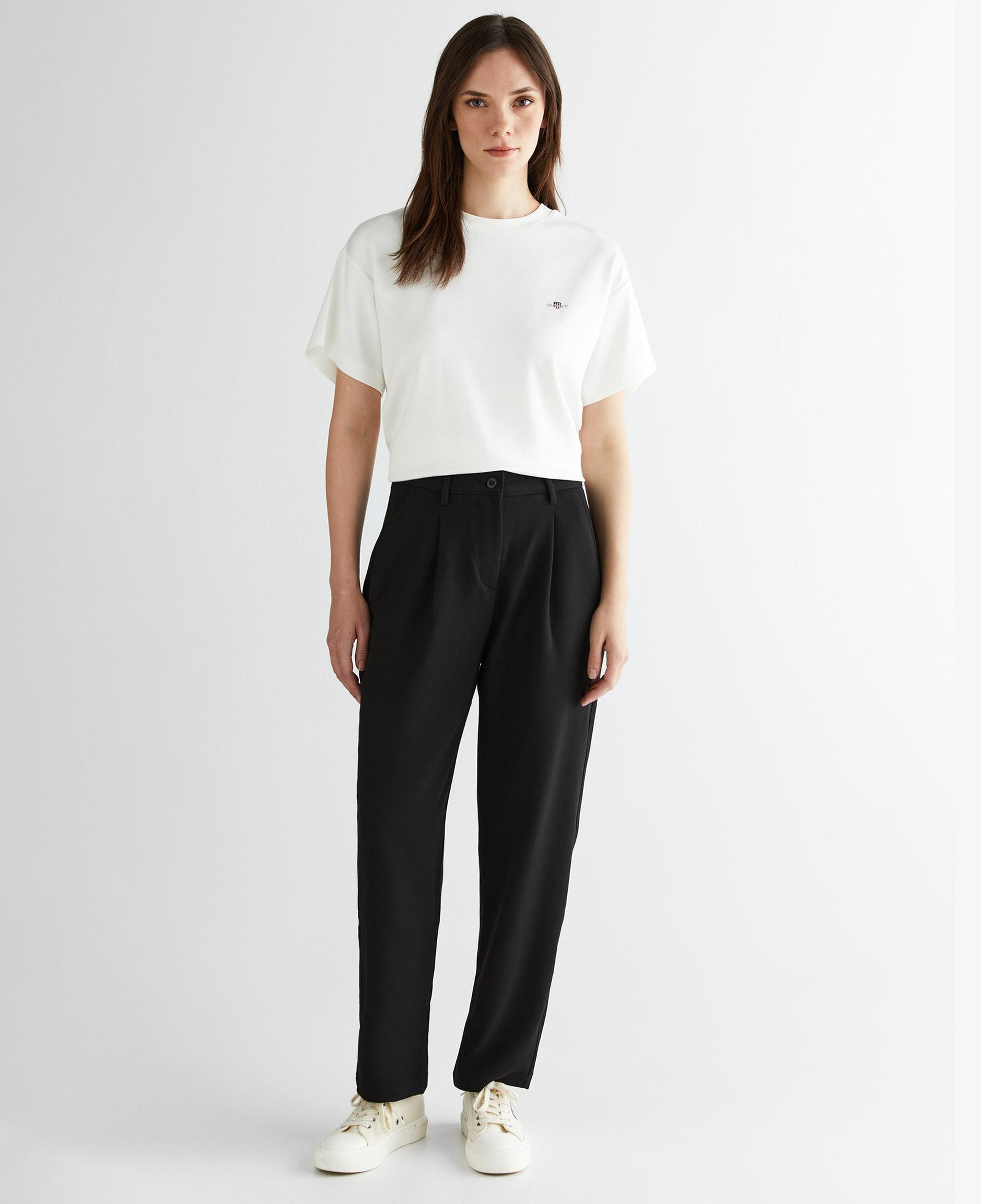 GANT Kadın Siyah Carrot Fit Pantolon