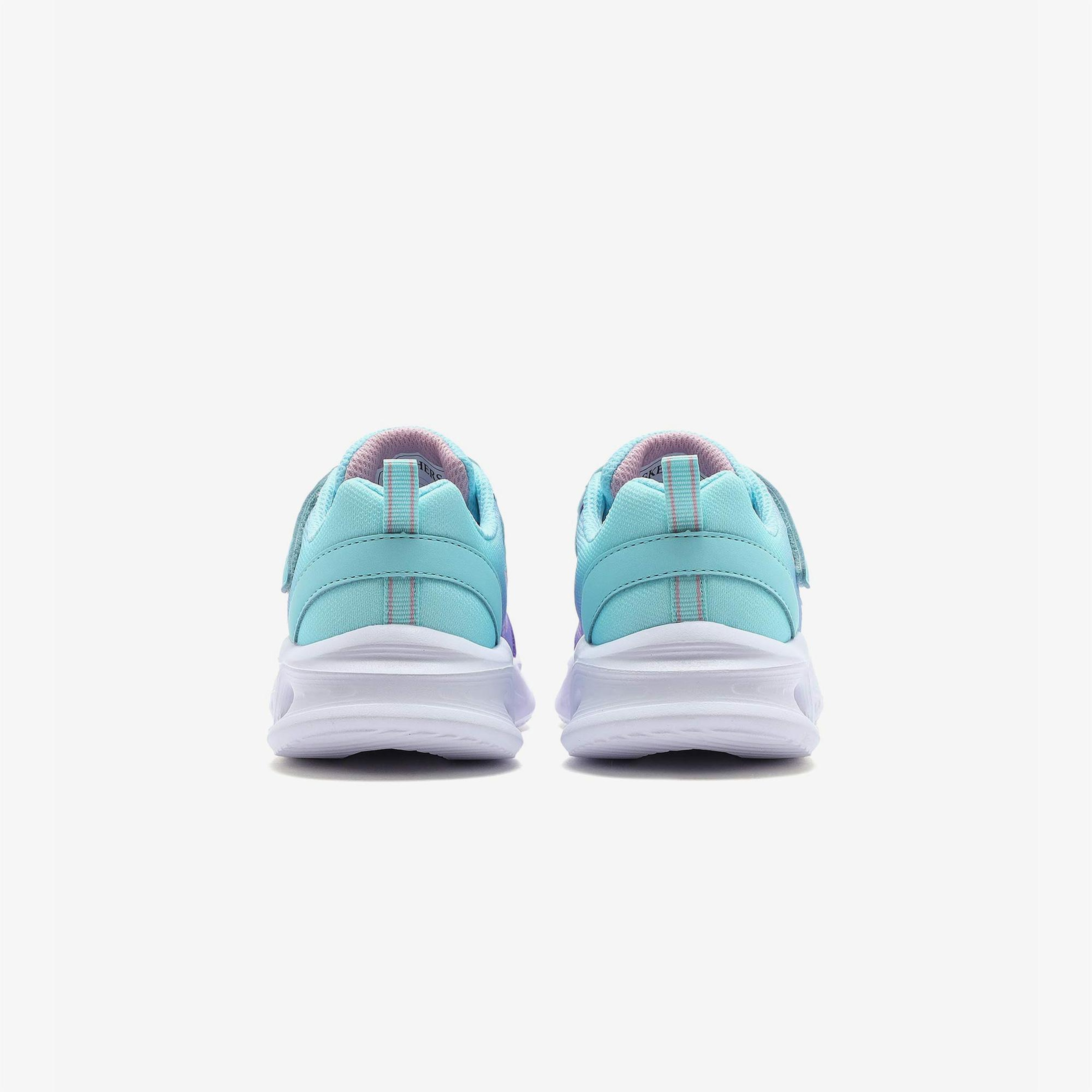 Skechers Sola Glow Ombre Deluxe Çocuk Mor Işıklı Spor Ayakkabı